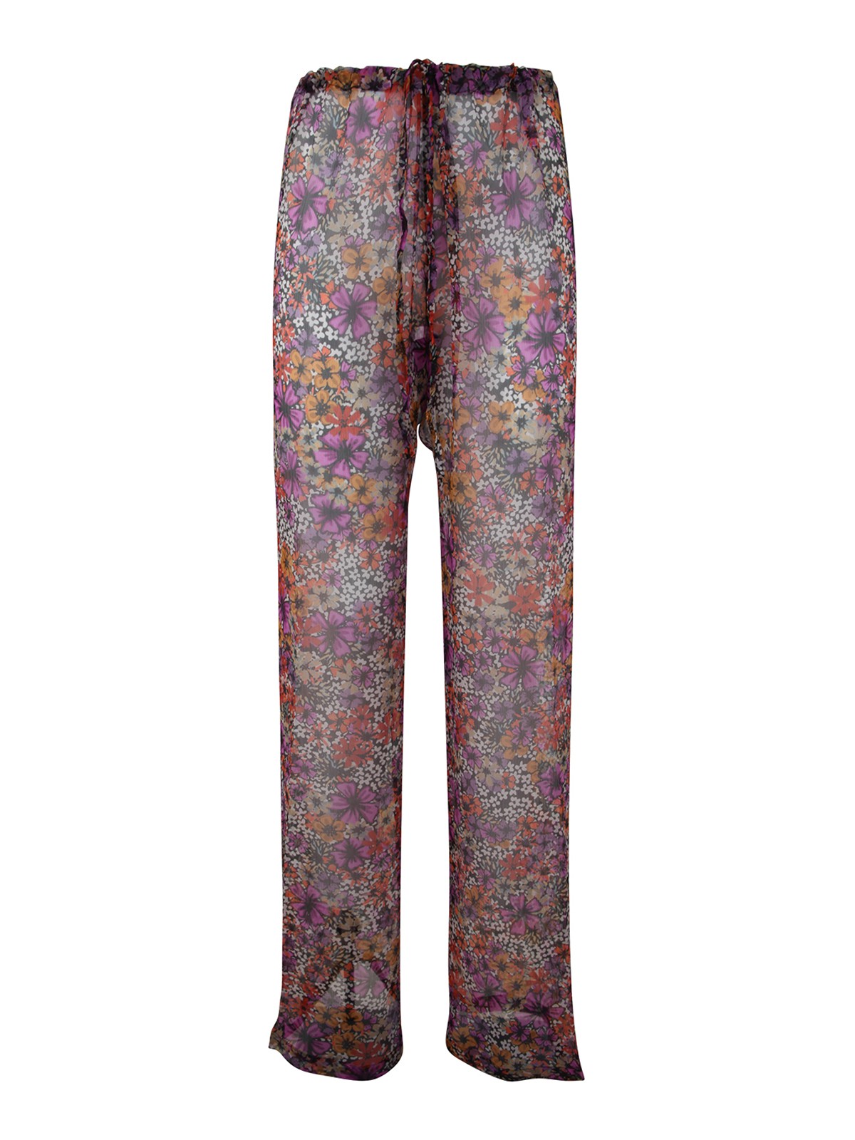 Shop Dries Van Noten Pachas Floral Printed Pants In Multicolour