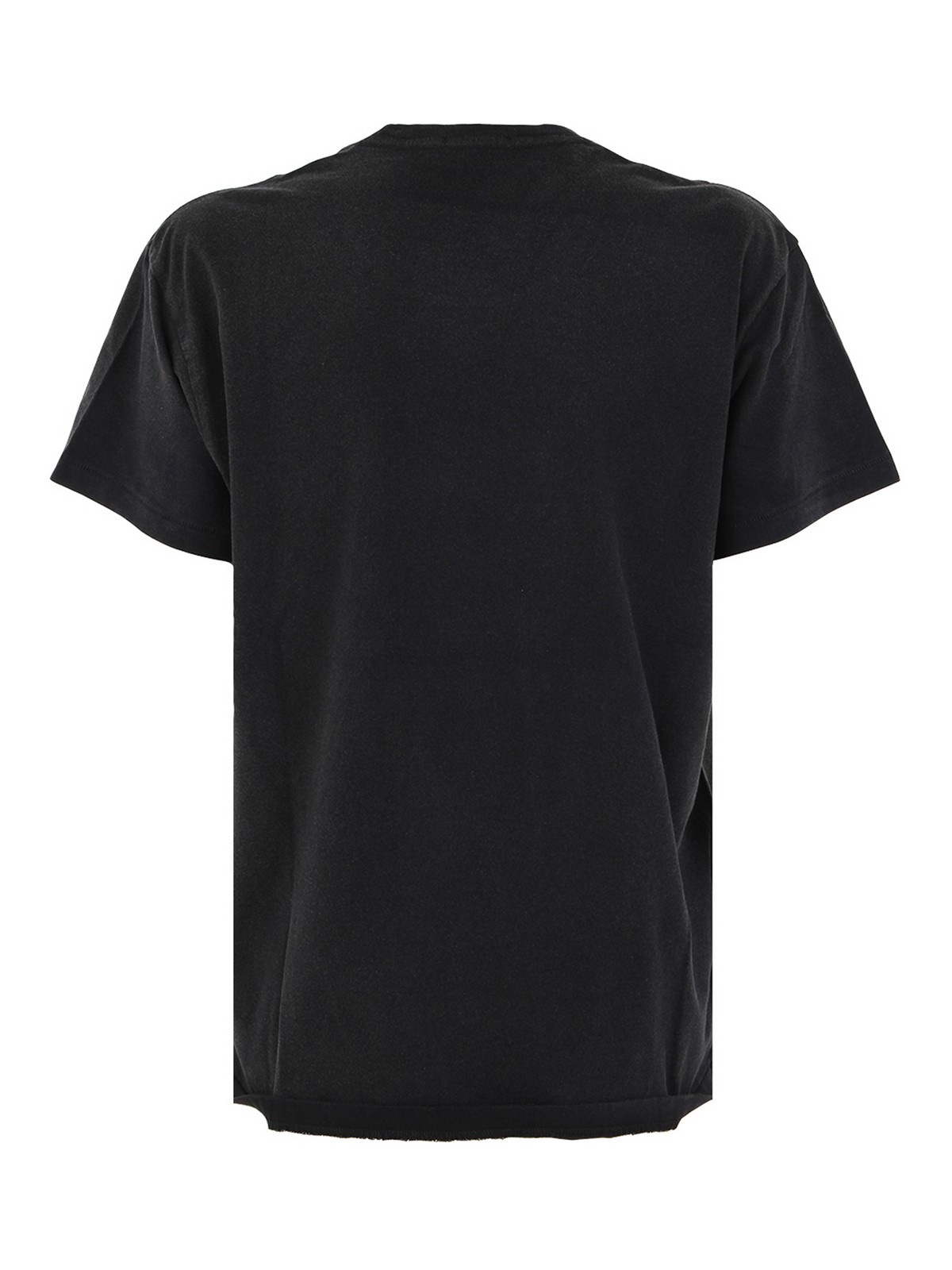 Shop R13 Front Printed T-shirt In Black
