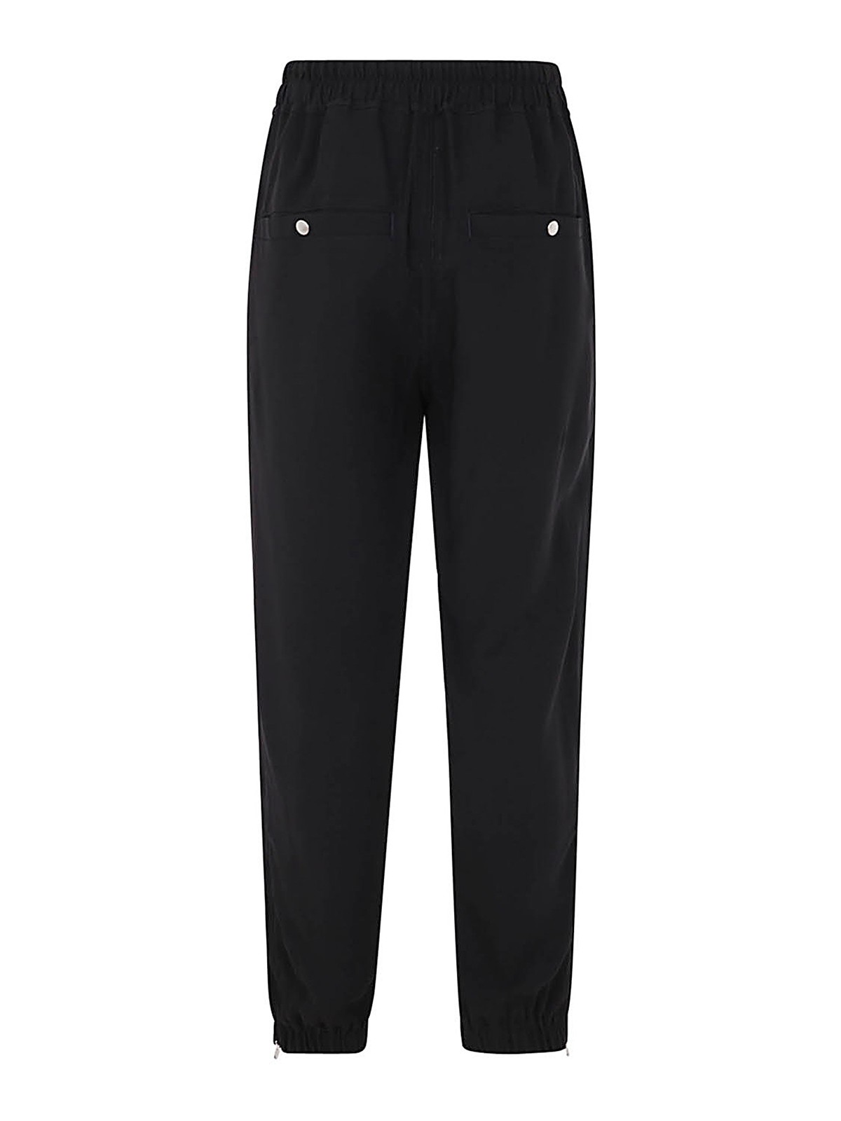 Rick Owens Zip detailed track trouser - Black | RP01C5313Y09