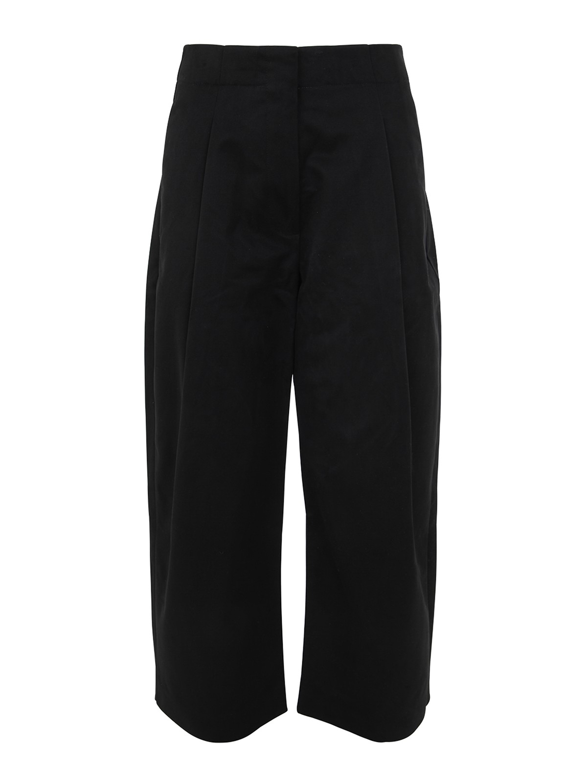 Studio Nicholson High-waisted Wide-leg Trousers In Black