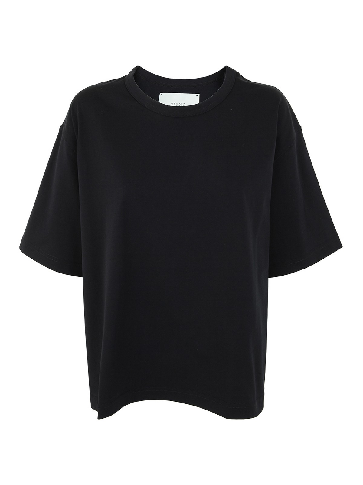 Studio Nicholson Cotton T-shirt In Black