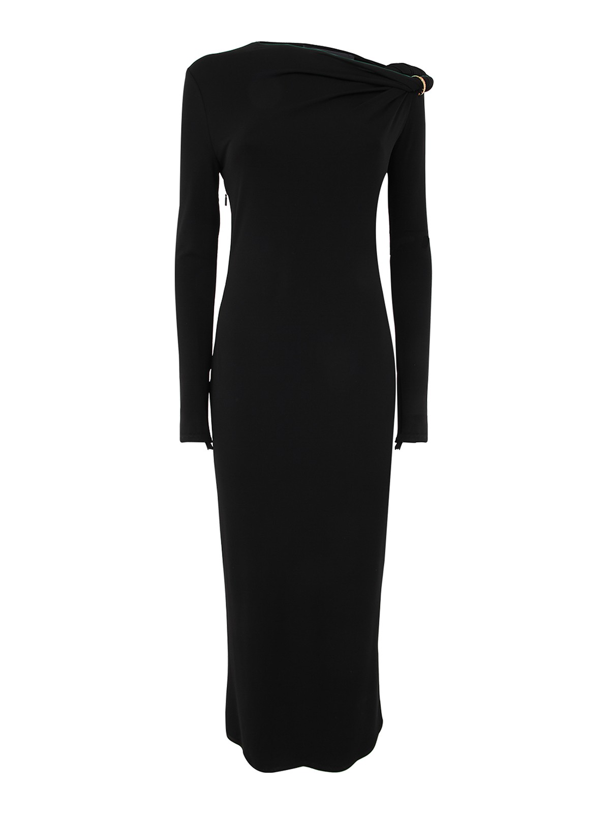Shop Versace Vestido De Noche - Negro In Black