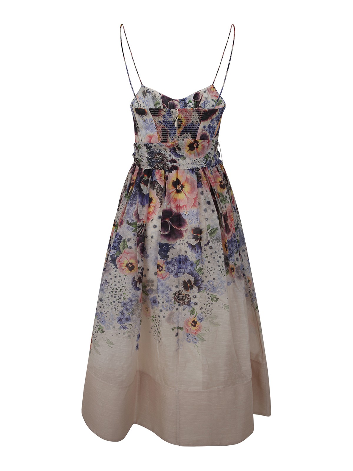 Zimmermann Tama corset midi dress - Pink - Women|6403DTAMPPPR