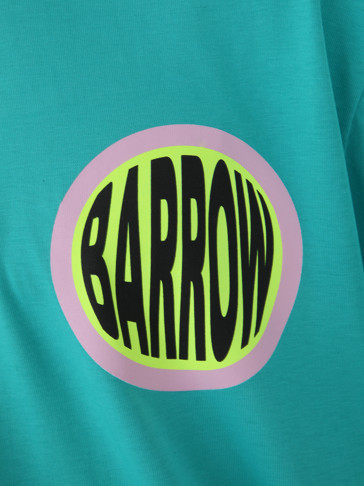 Shop Barrow Cotton Logo T-shirt In Blue