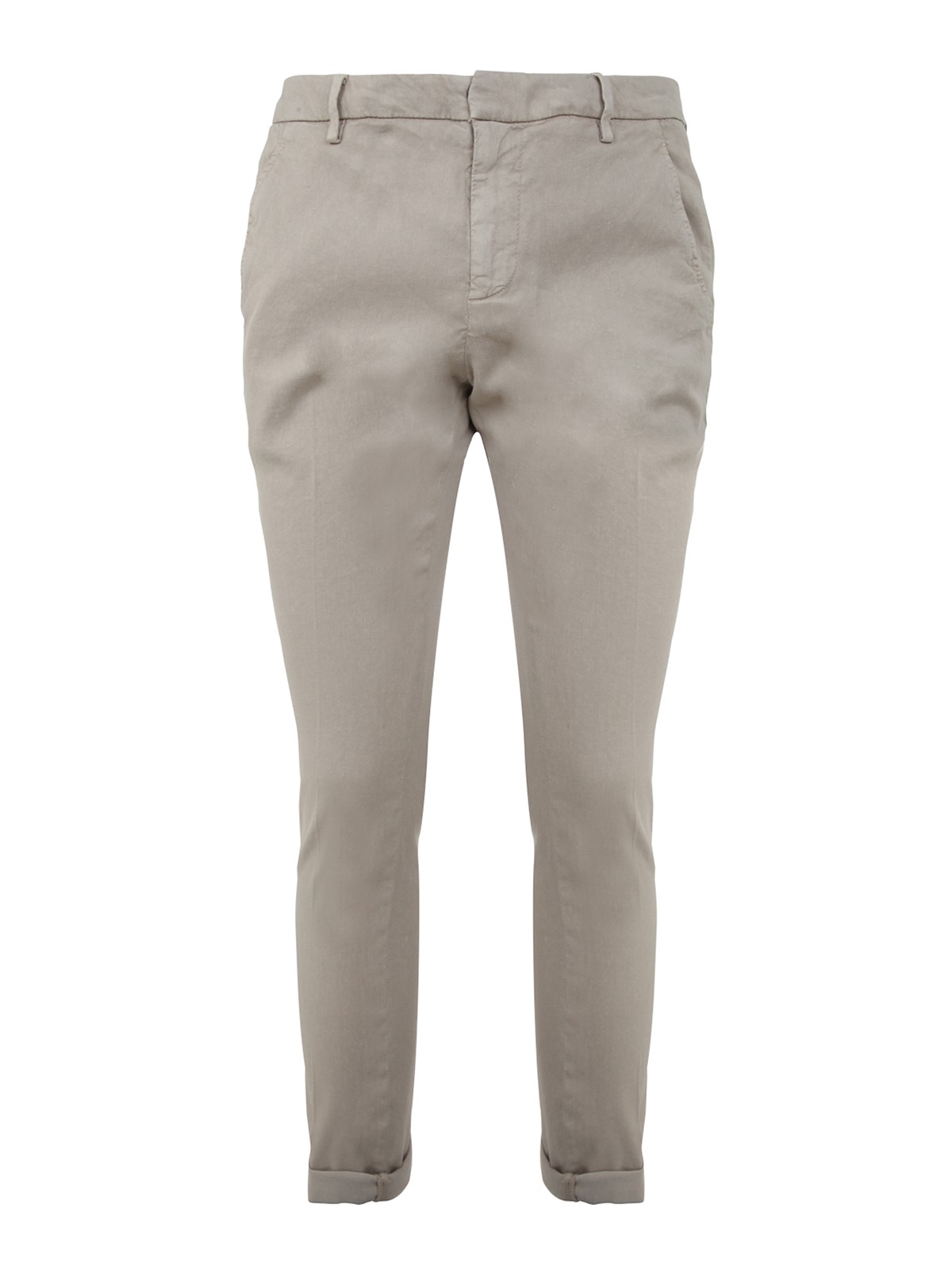 Dondup Gaubert Casual Trousers In Taupe