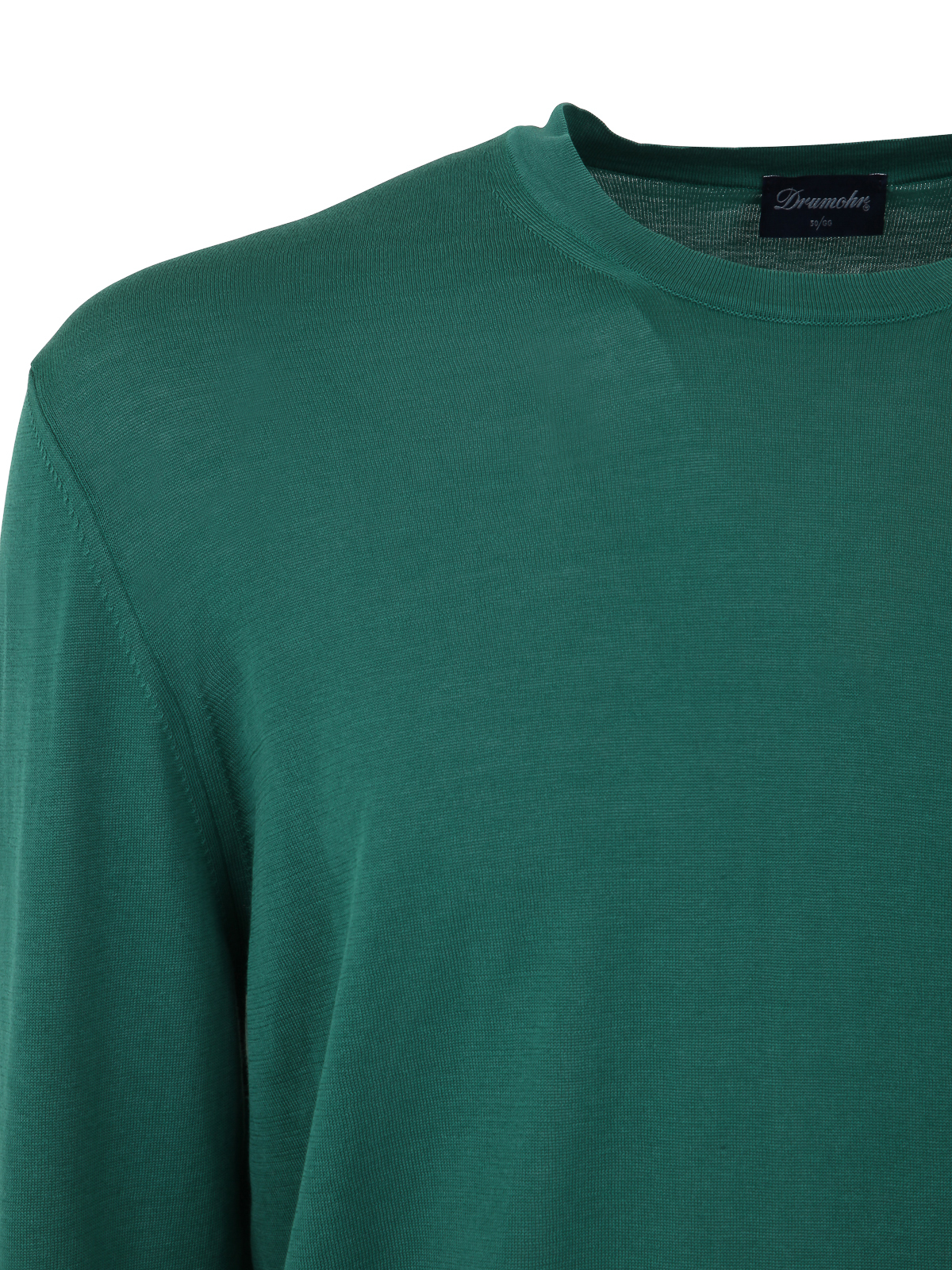 Shop Drumohr Satin T-shirt In Green