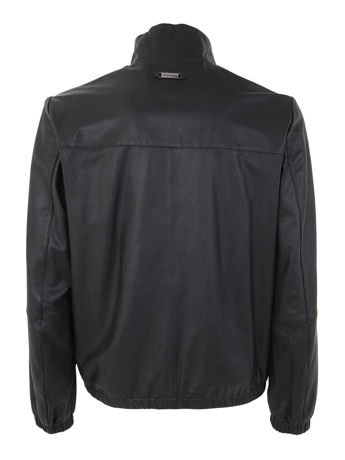 Emporio Armani レザージャケット - 黒|01R55P01P54092999