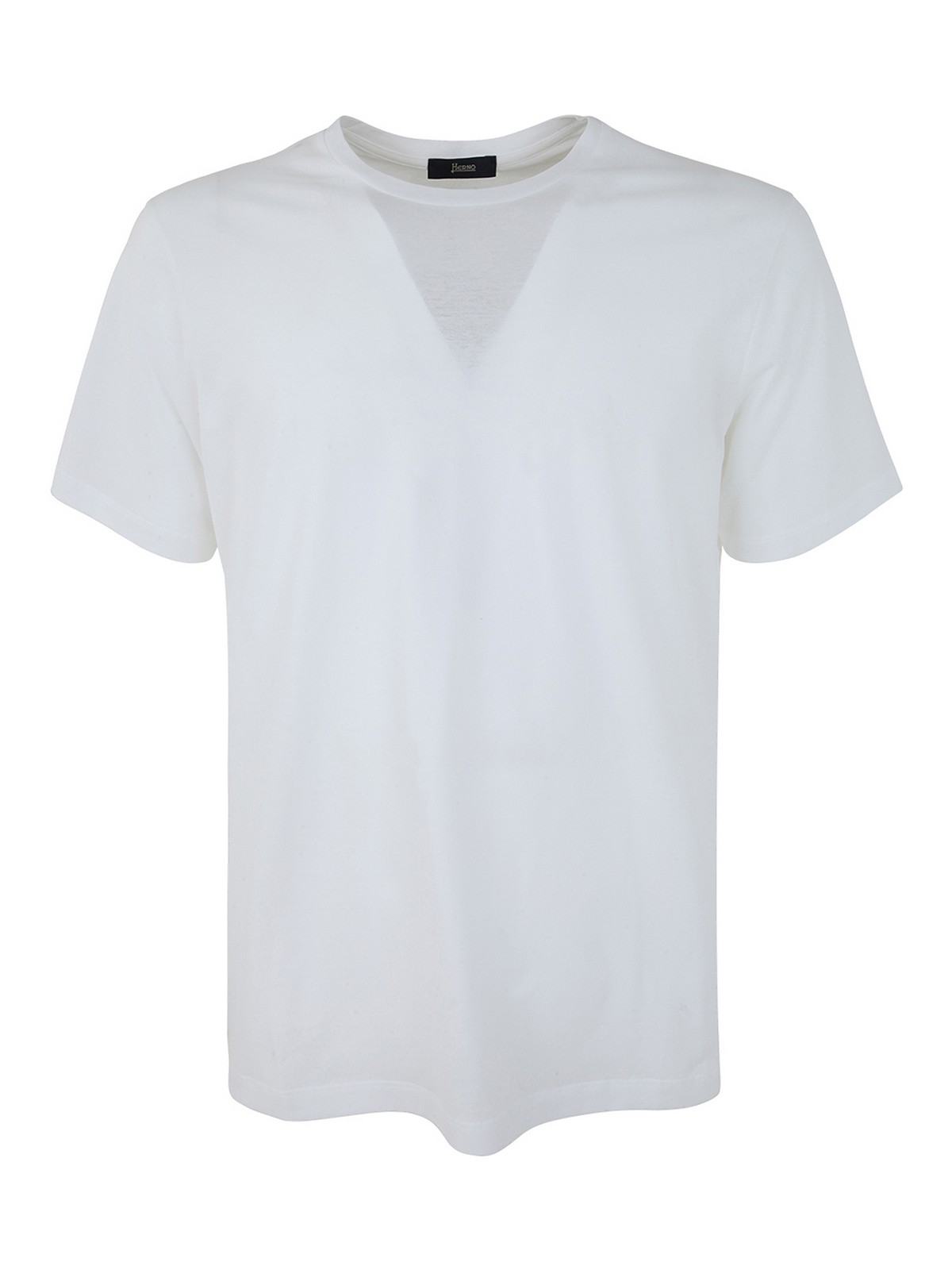Herno Crepe T-shirt In White