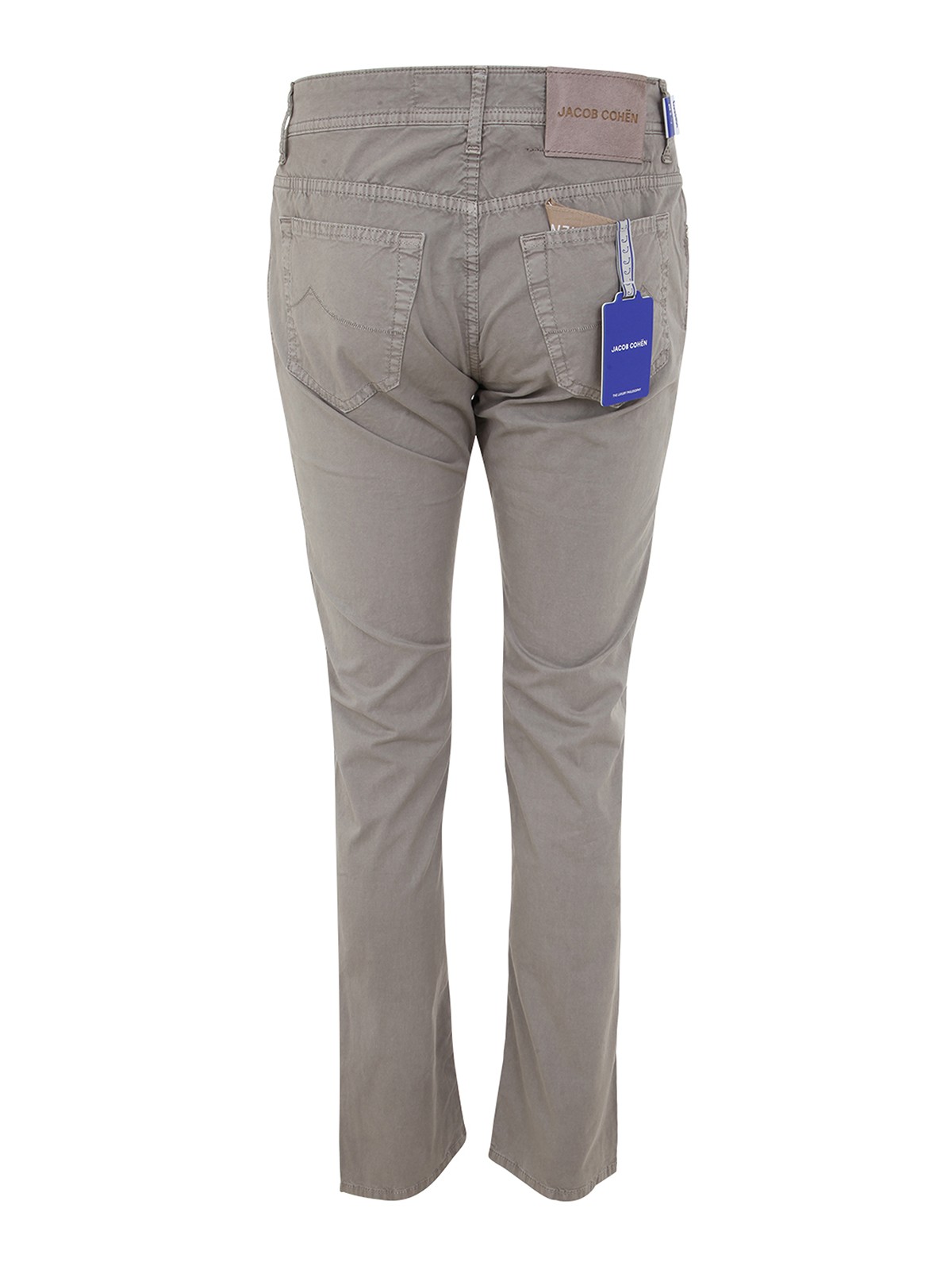 Shop Jacob Cohen Bard Slim Fit Five Pocket Jeans In Grey