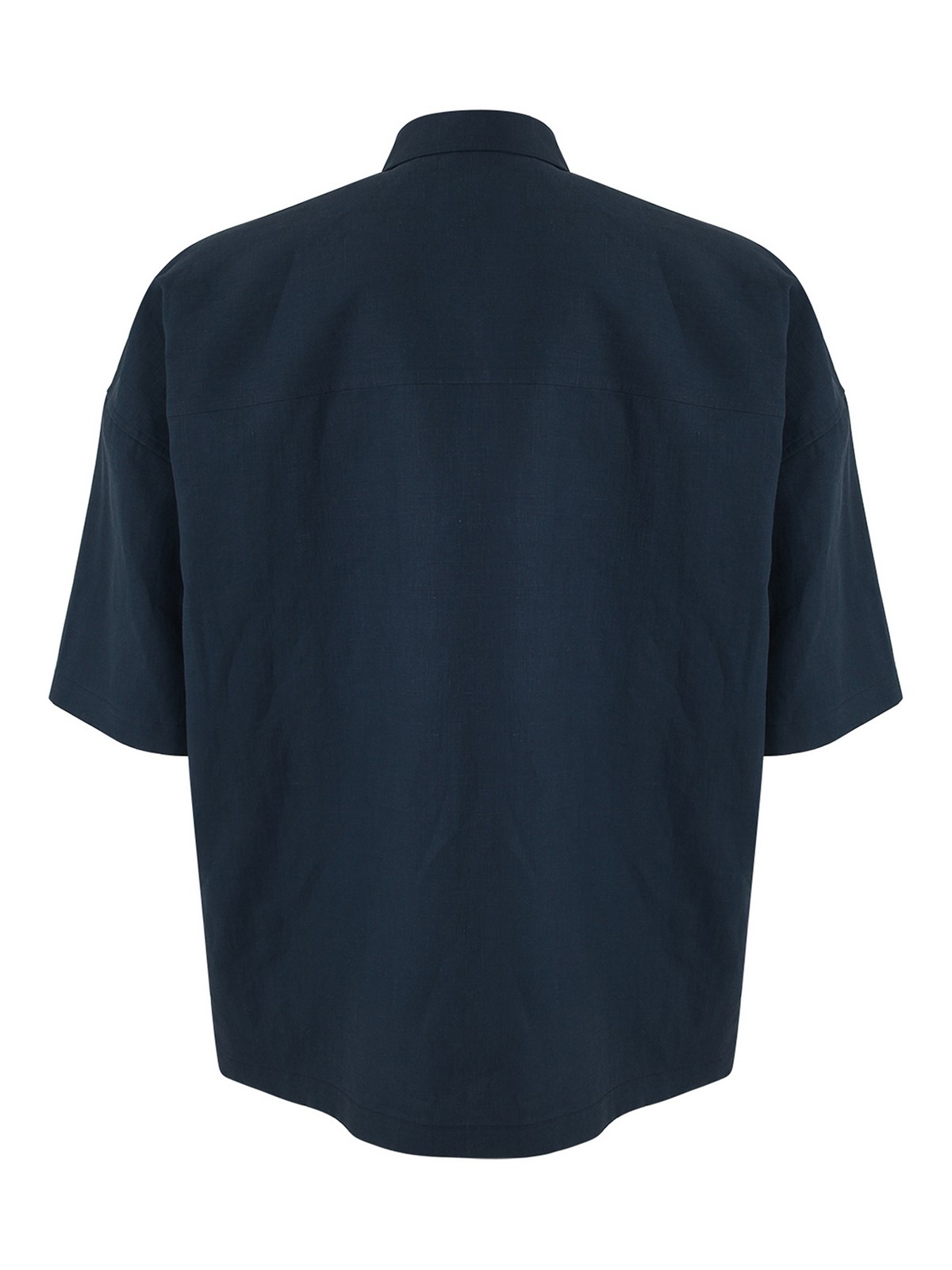 Shop Jil Sander Large Fit Short Sleeve Polo In Blue