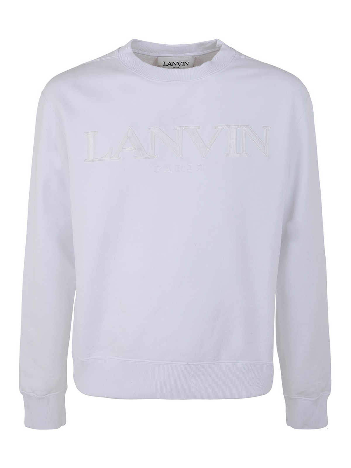 Lanvin Embrodery Sweatshirt In Blanco