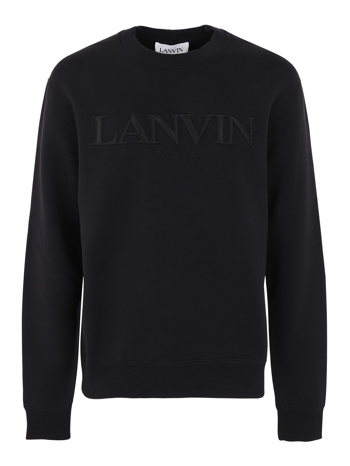 Lanvin Embrodery Sweatshirt In Black