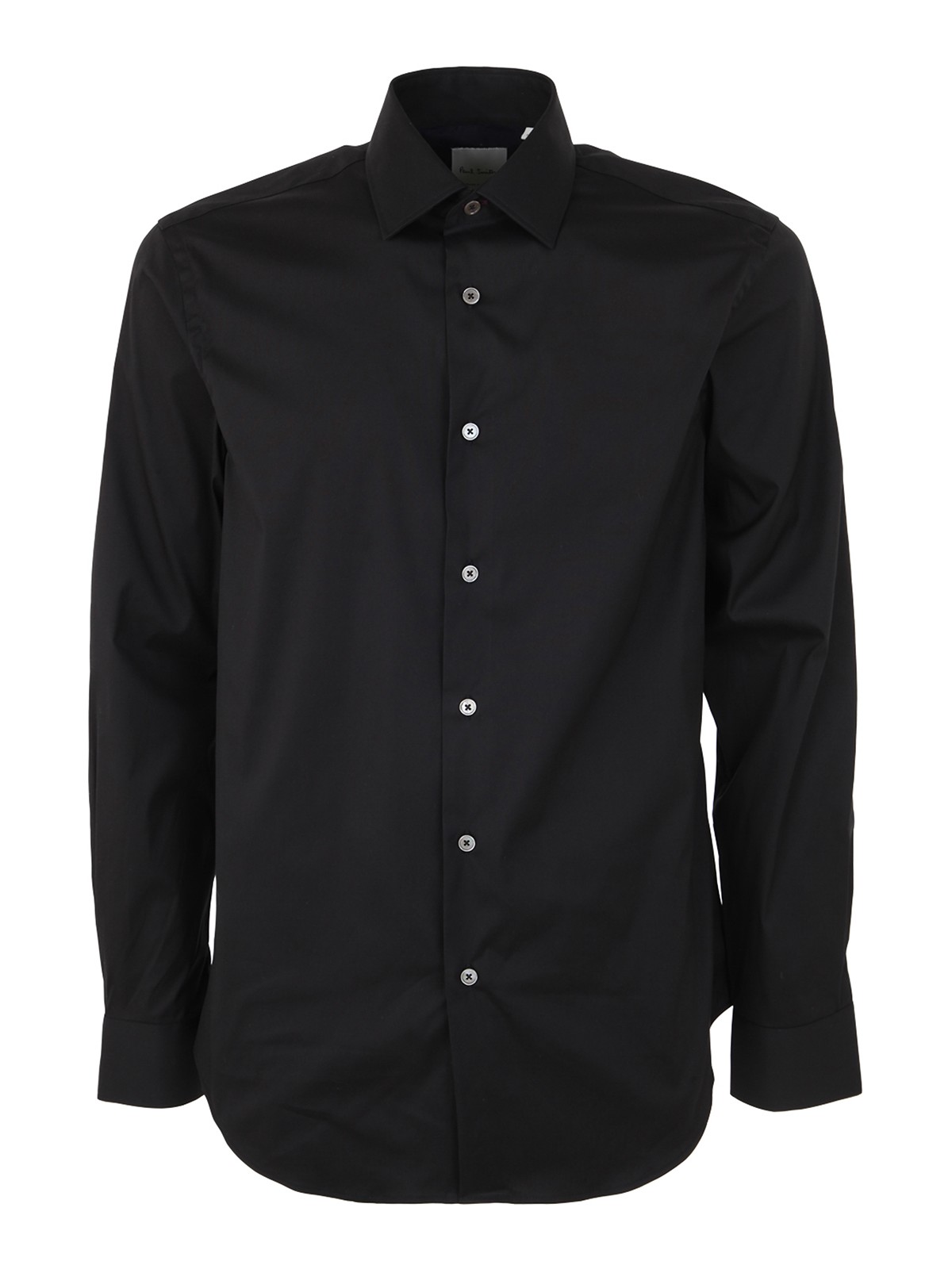 Paul Smith Cotton Tailored Shirt In Black