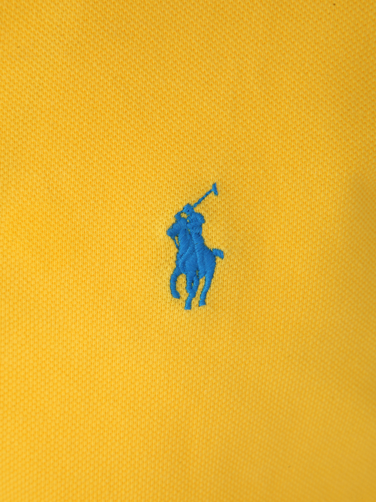 Shop Polo Ralph Lauren Cotton Polo In Yellow