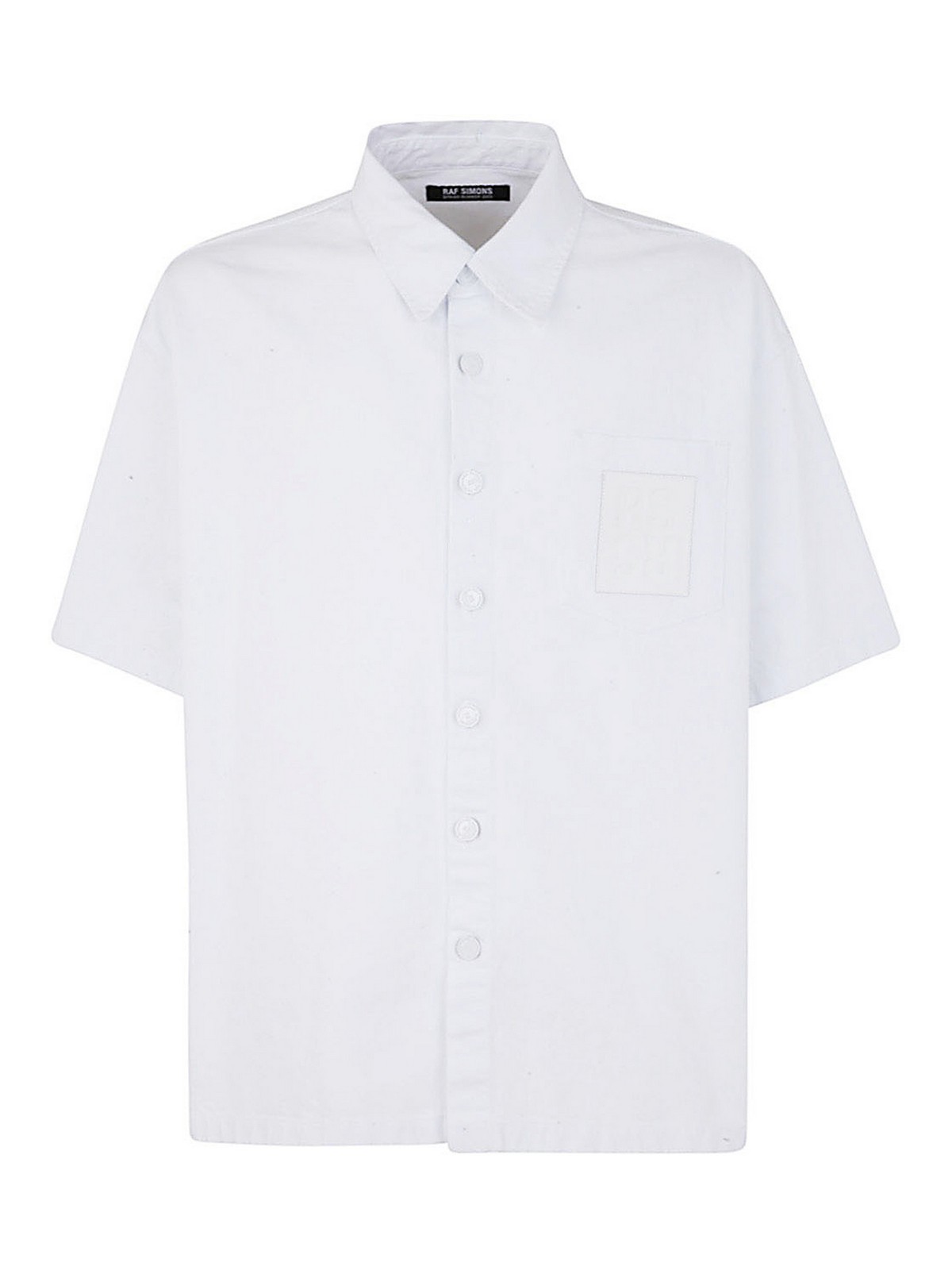 Raf Simons Oversized Shirt In White
