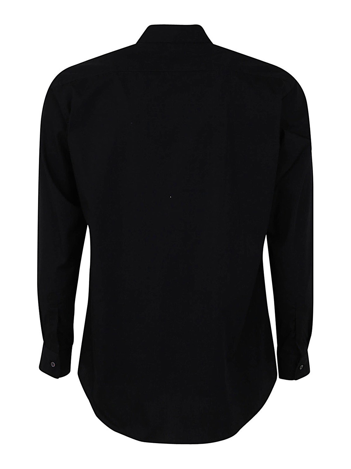 Shop Tintoria Mattei Plain Collar Shirt In Black