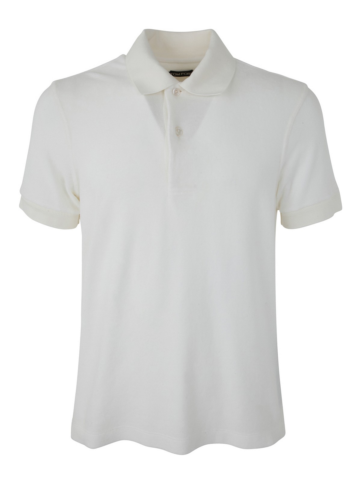 Shop Tom Ford Towelling Polo In White