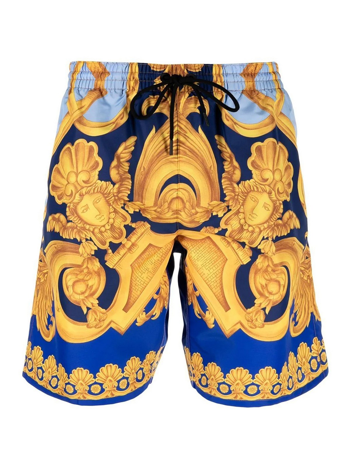 Versace New heritage print long swim shorts