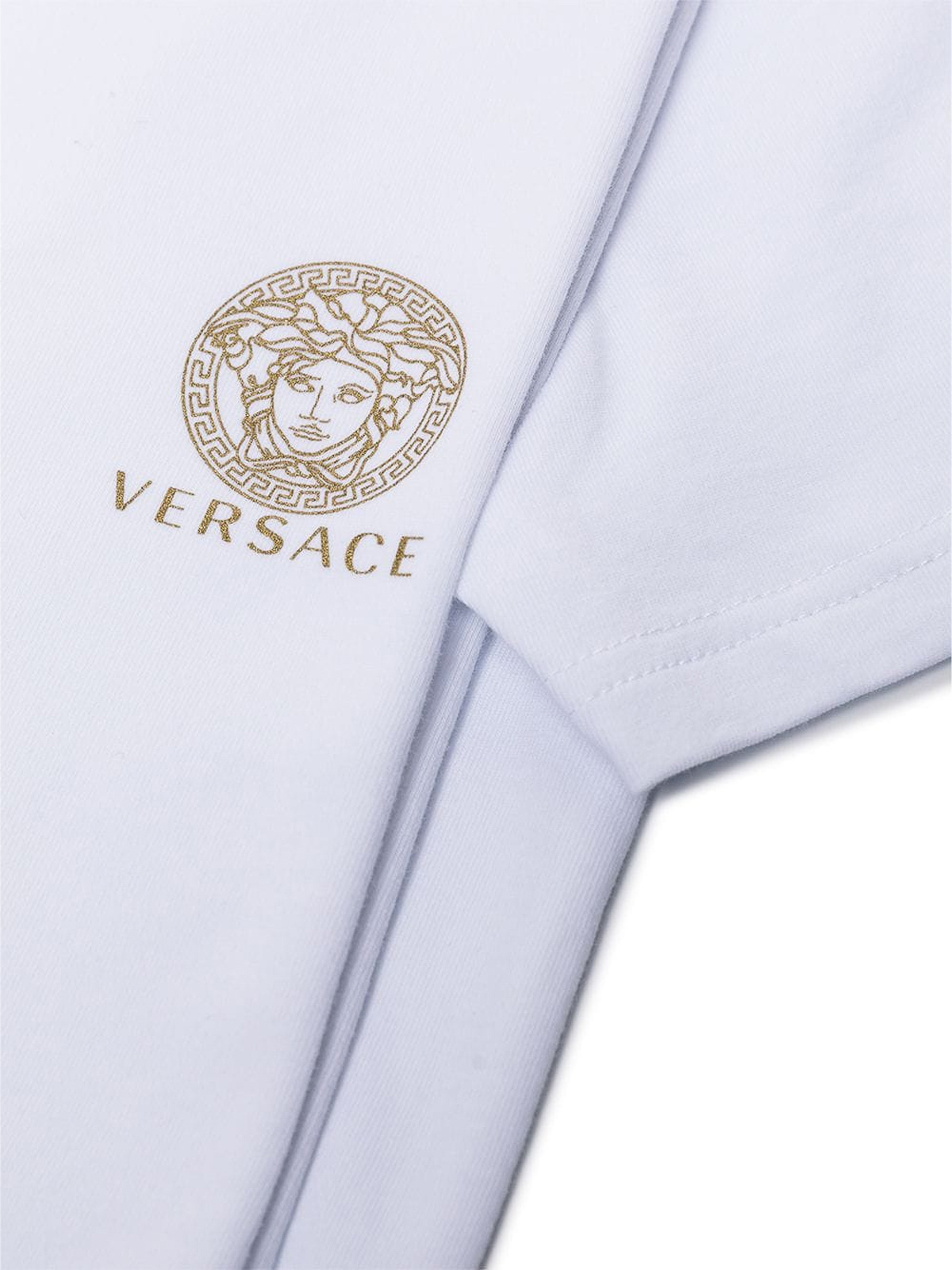 Shop Versace Set Of Two T-shirt In White
