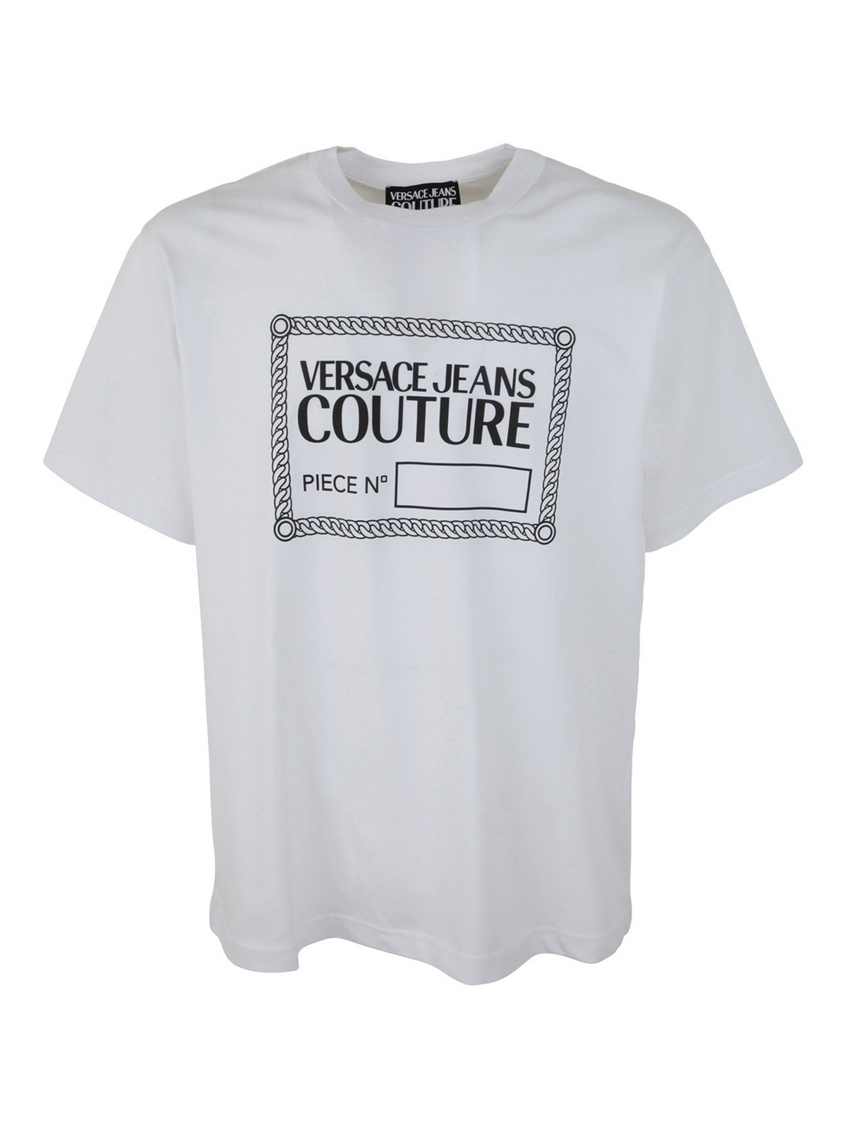 Versace Jeans Couture Cotton T-shirt In Gray