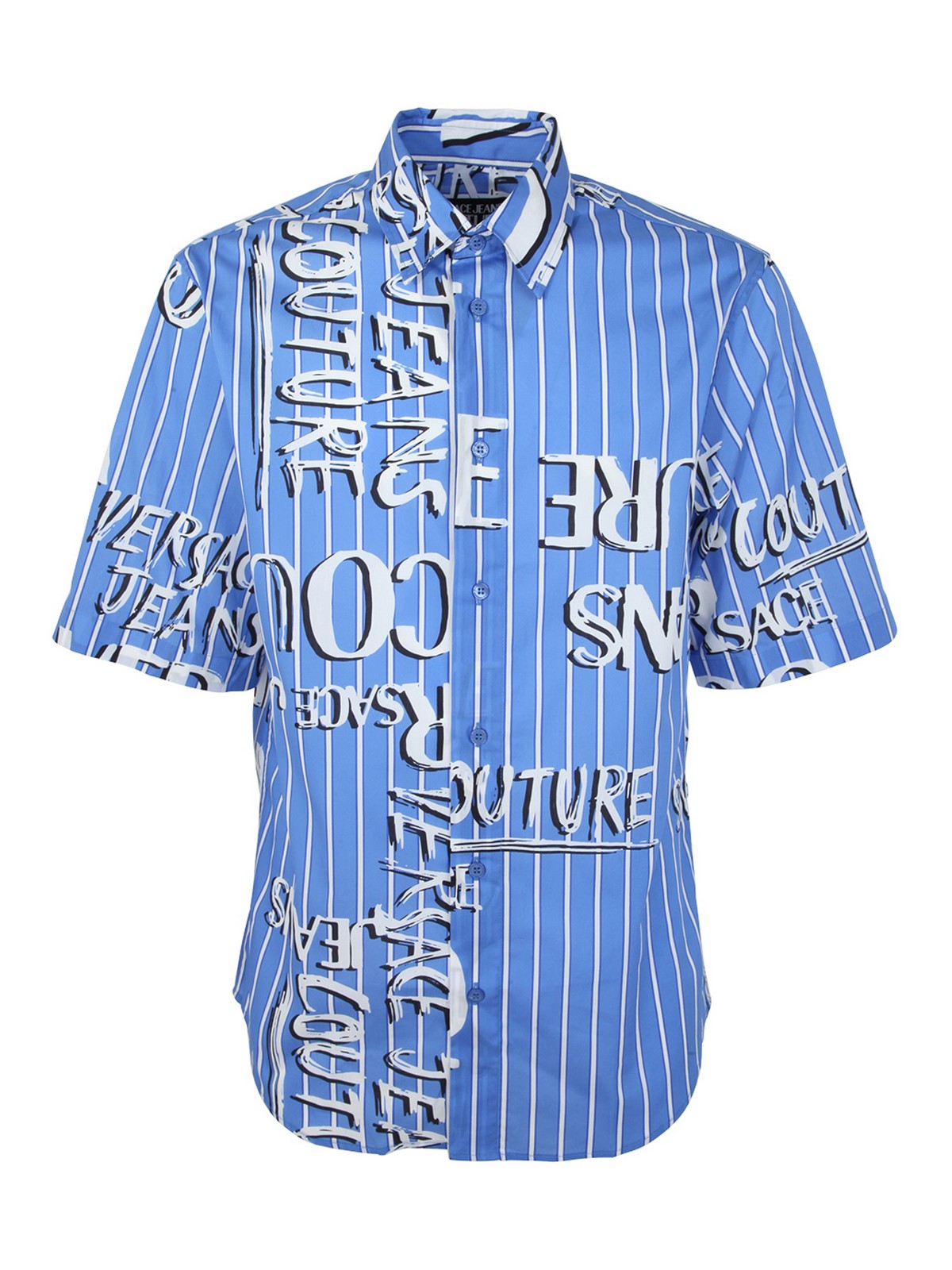 Shop Versace Jeans Couture Camisa - Azul In Blue