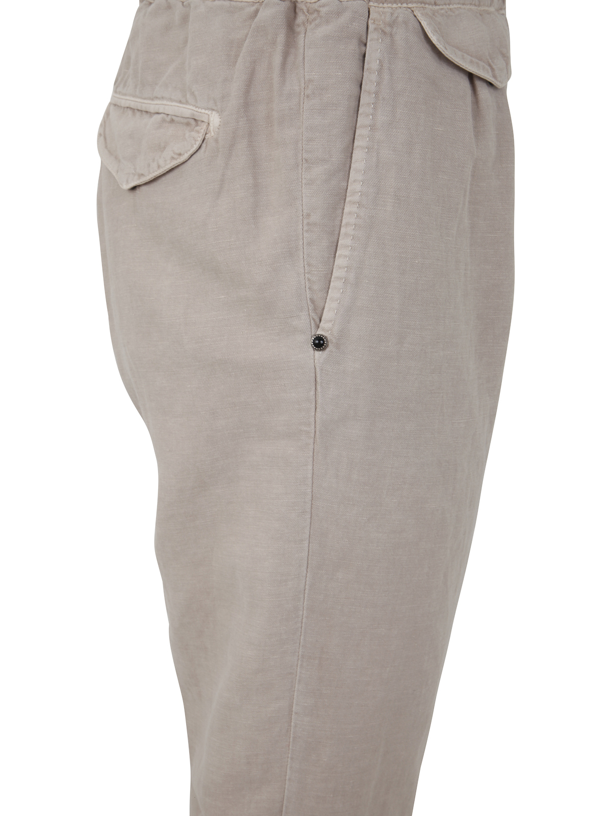 Shop White Sand Long Trouser In Brown