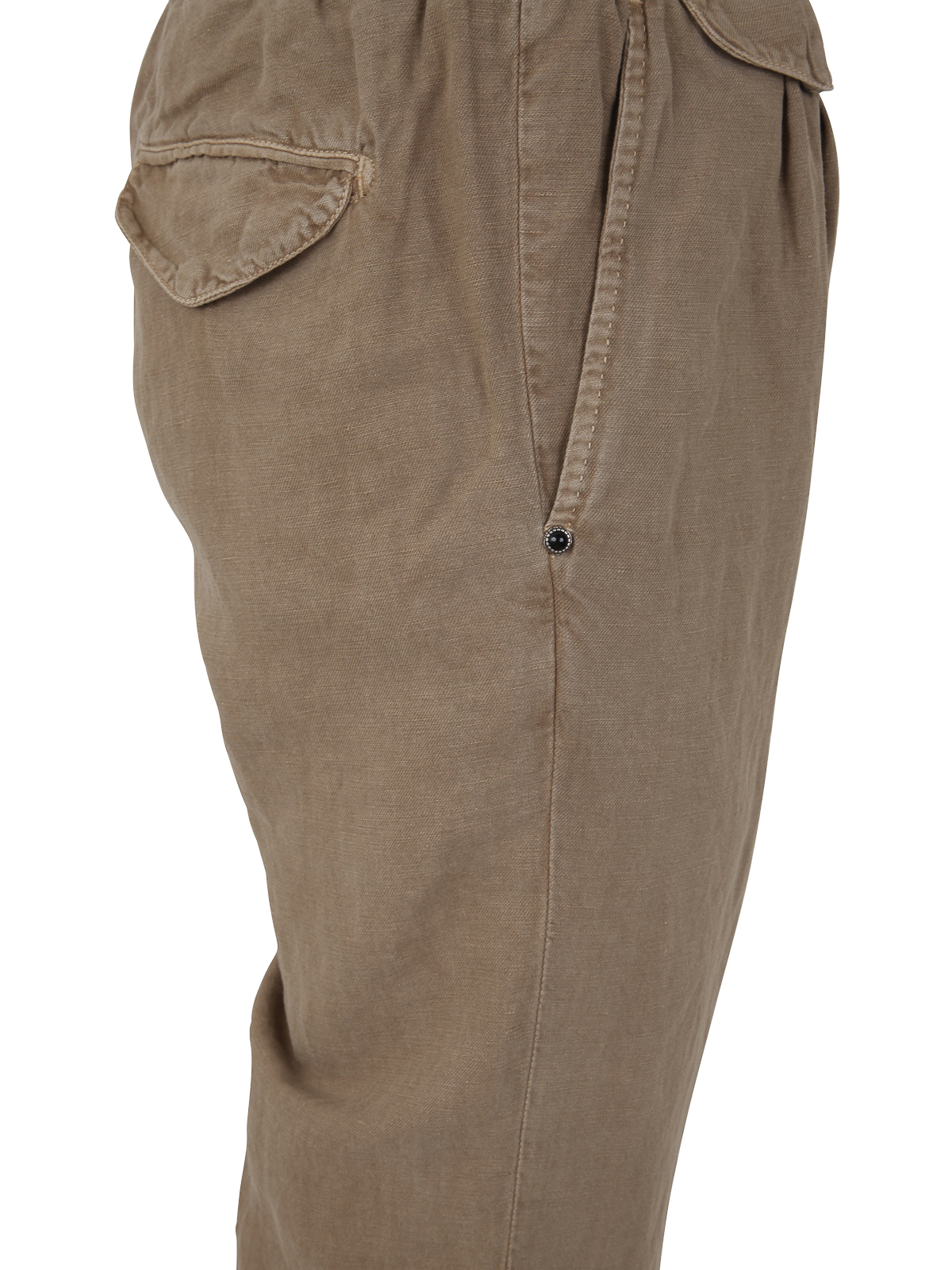 Shop White Sand Long Trouser In Light Brown