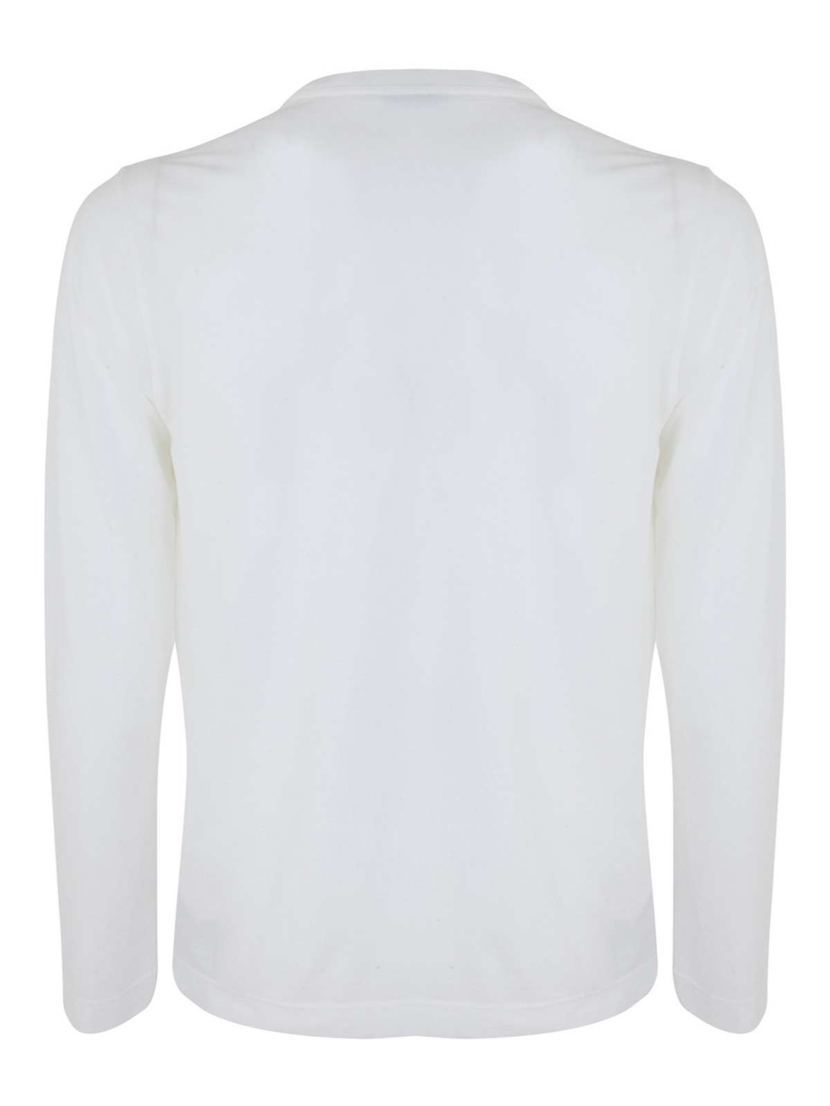 Shop Zanone Cotton T-shirt In White