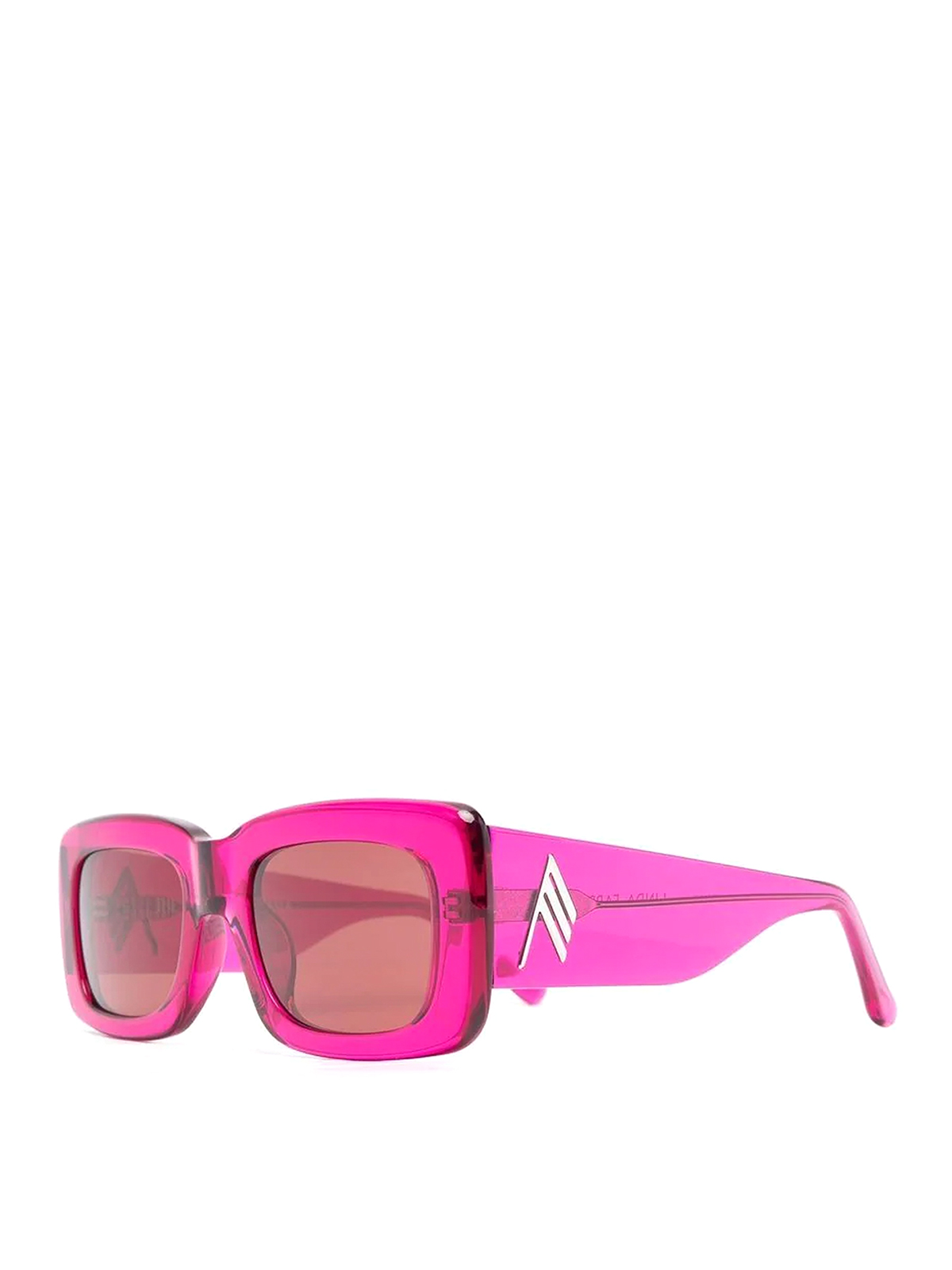 Shop Attico Marfa Sunglasses In Pink