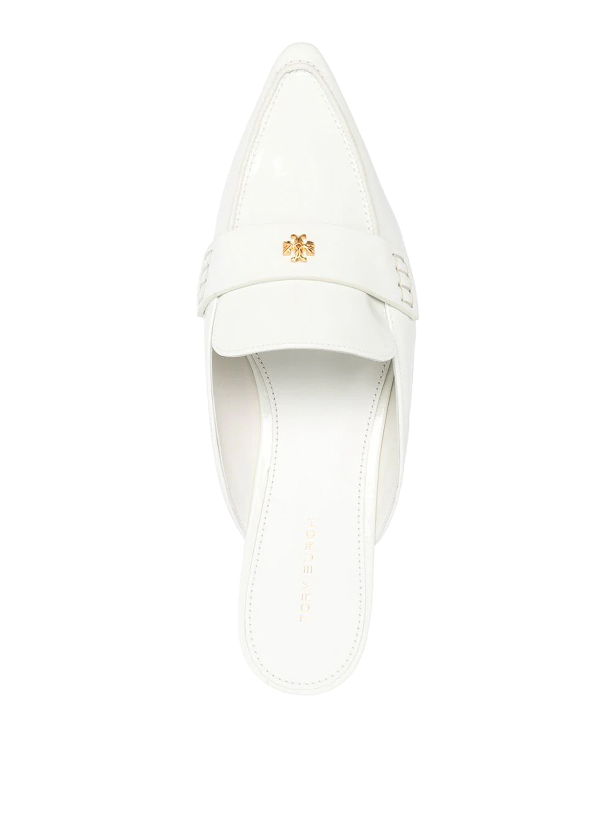 Shop Tory Burch Pointed Ballet Mule In White