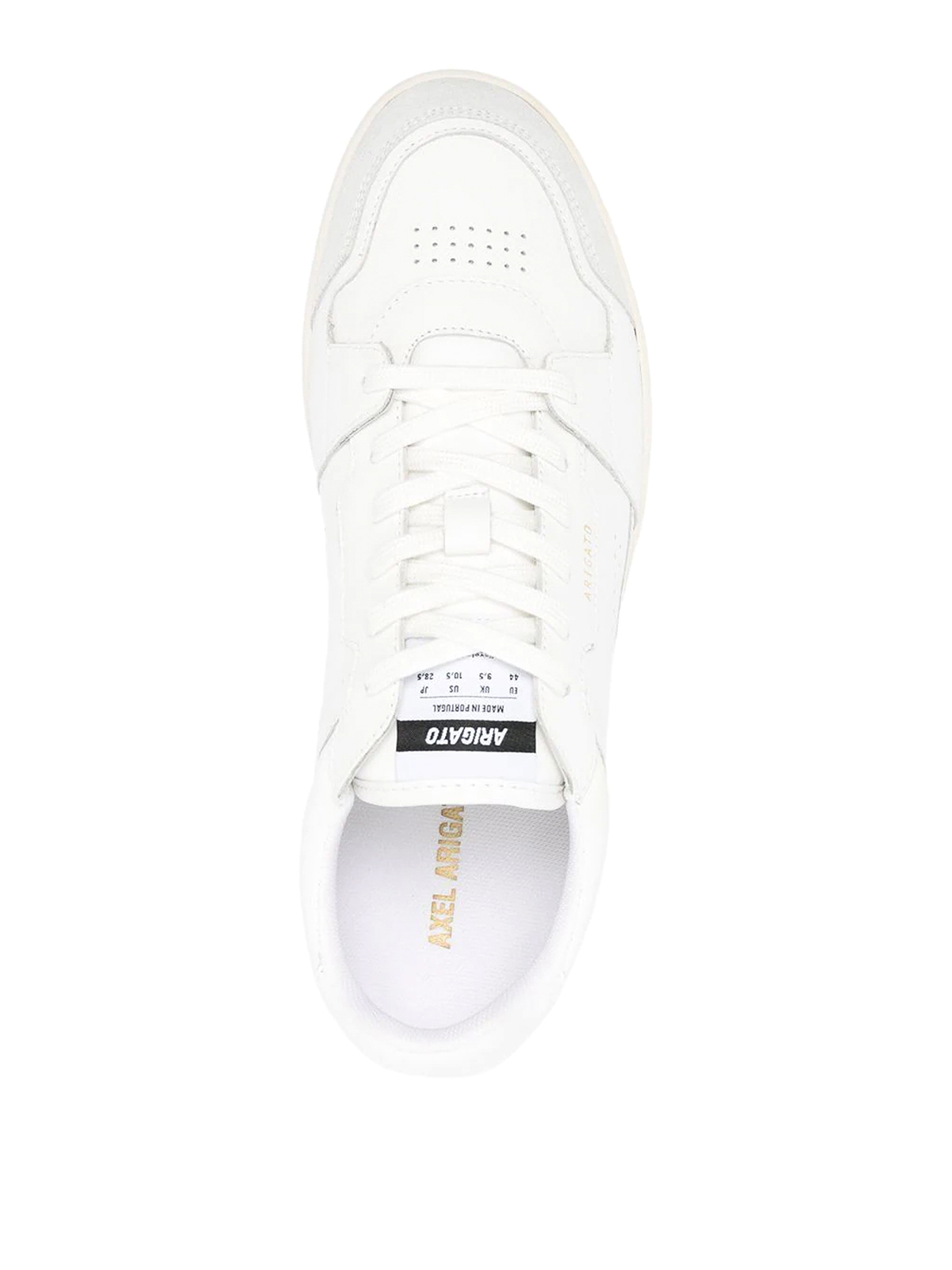 Shop Axel Arigato Dice Leather Sneakers In White