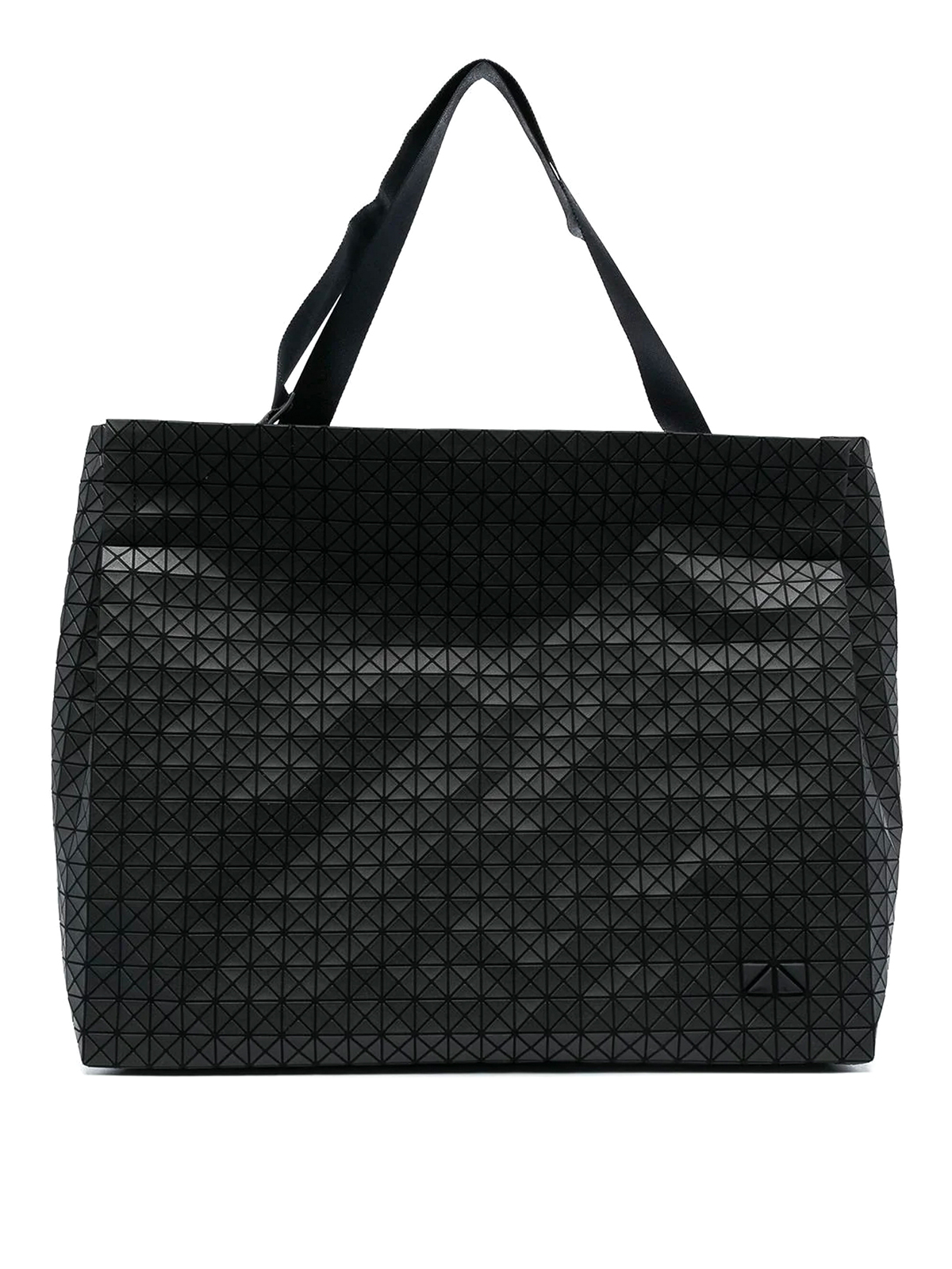 Matte Black Geometric Bag, Black Geometric Purse