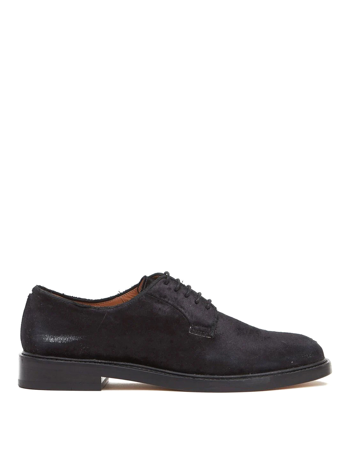 Maison Margiela Formal Oxford Lace Up Shoes In Negro
