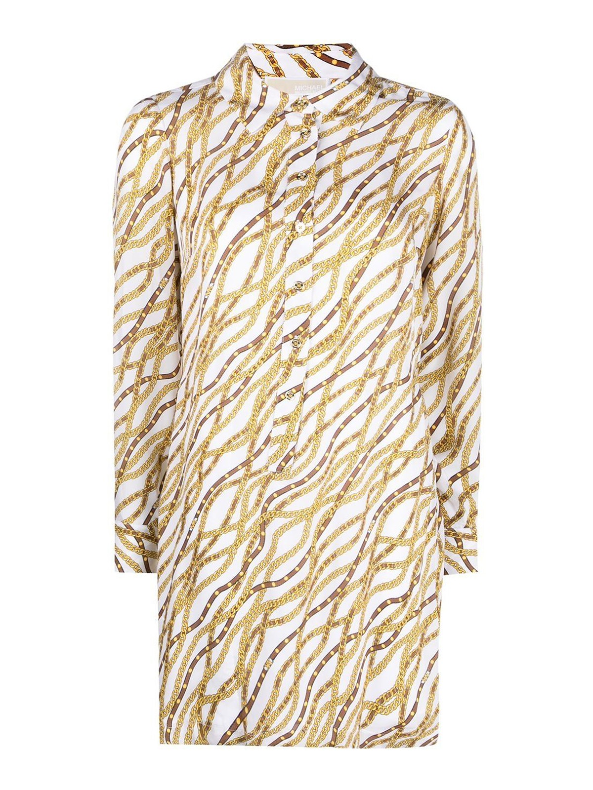 Womens Dresses Michael Kors Yellow And Black Dress Michael Kors