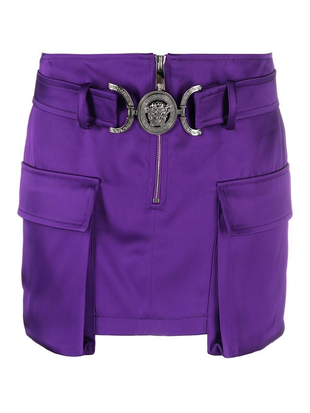 Shop Versace Minifalda - Púrpura In Purple