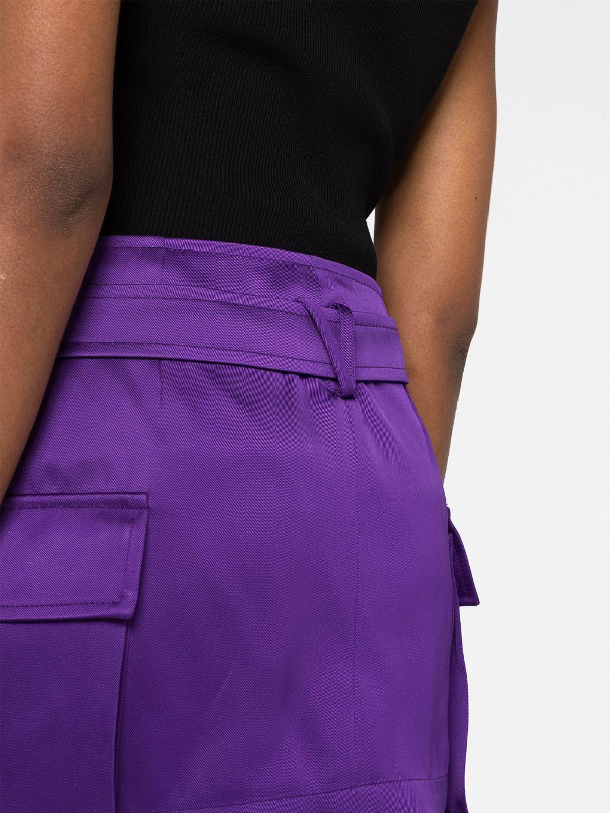 Shop Versace Minifalda - Púrpura In Purple