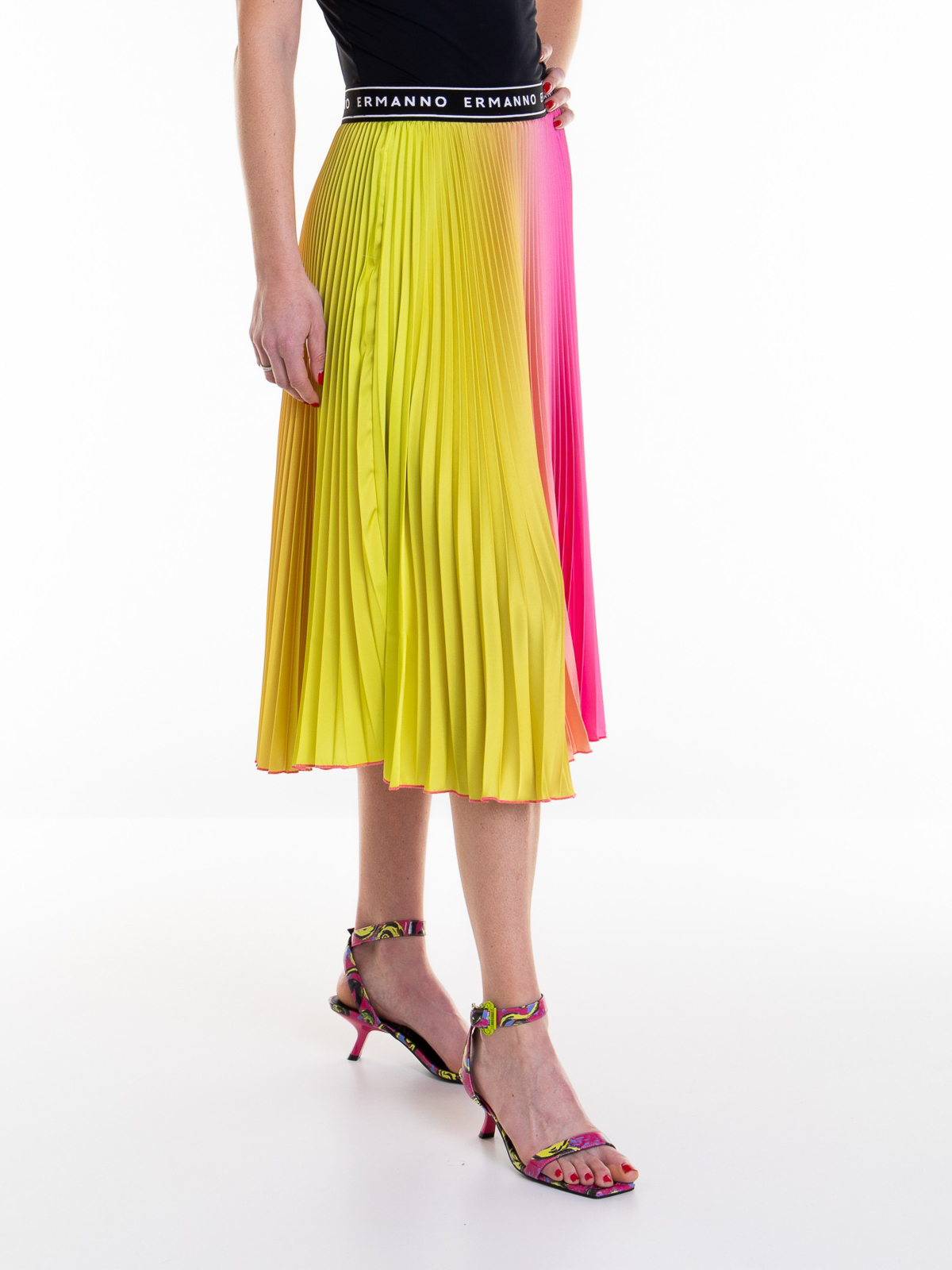 Ermanno by Ermanno Scervino 膝丈/ミディスカート - マルチカラー  