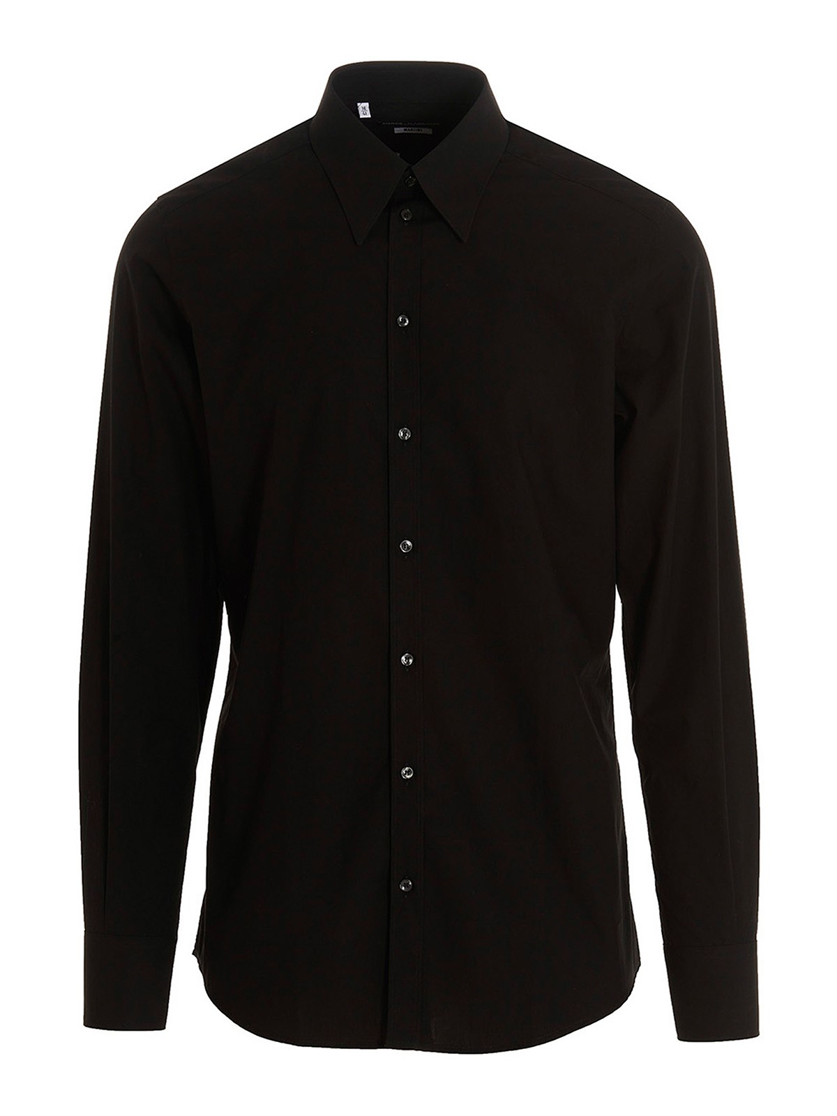 Shop Dolce & Gabbana Cotton Poplin Shirt In Negro
