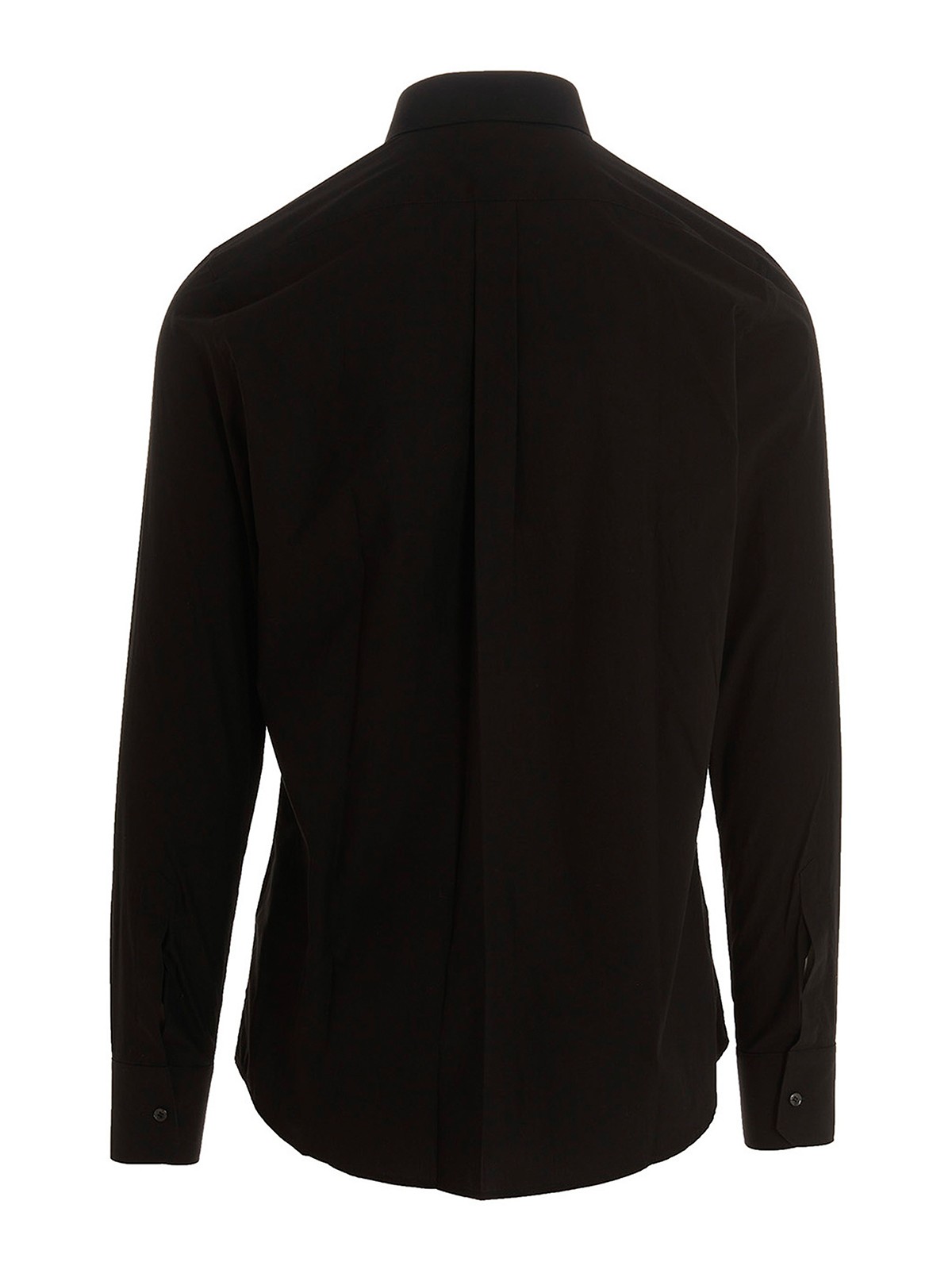 Shop Dolce & Gabbana Cotton Poplin Shirt In Negro