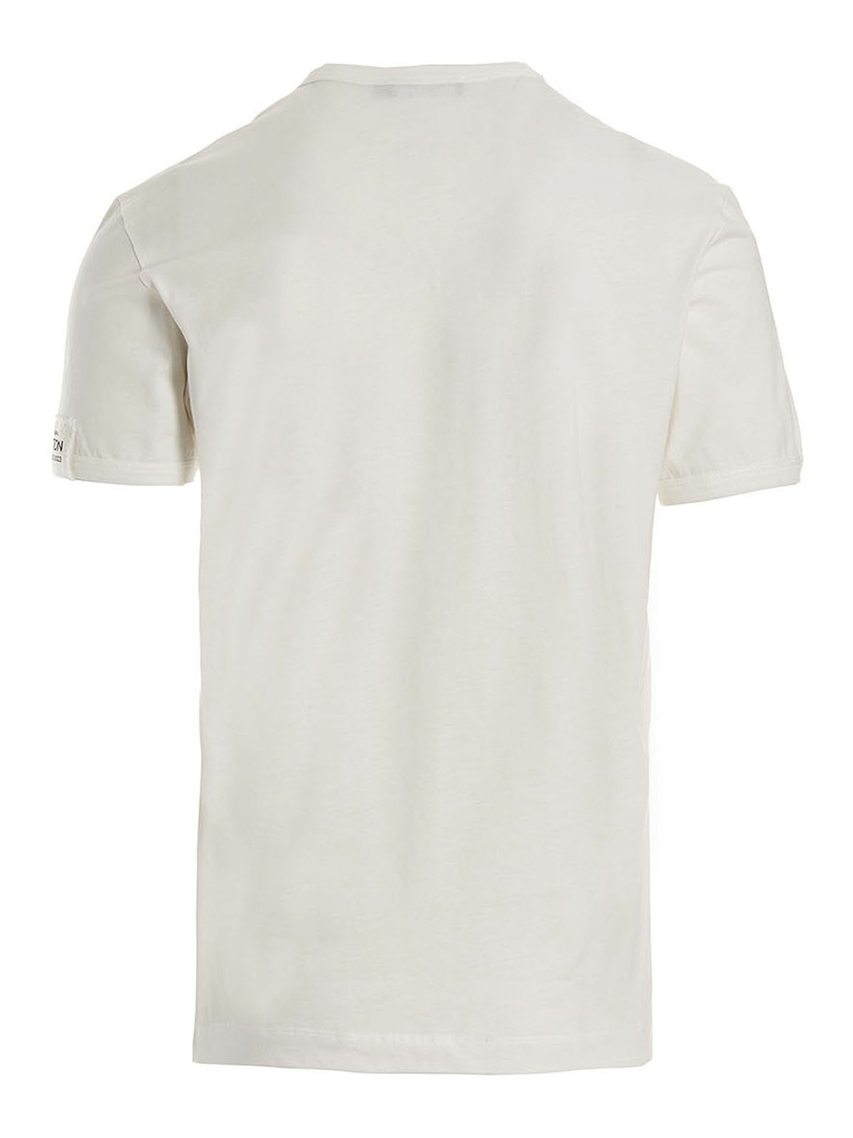 Shop Dolce & Gabbana Re-edition 2006 Cotton T-shirt In Blanco