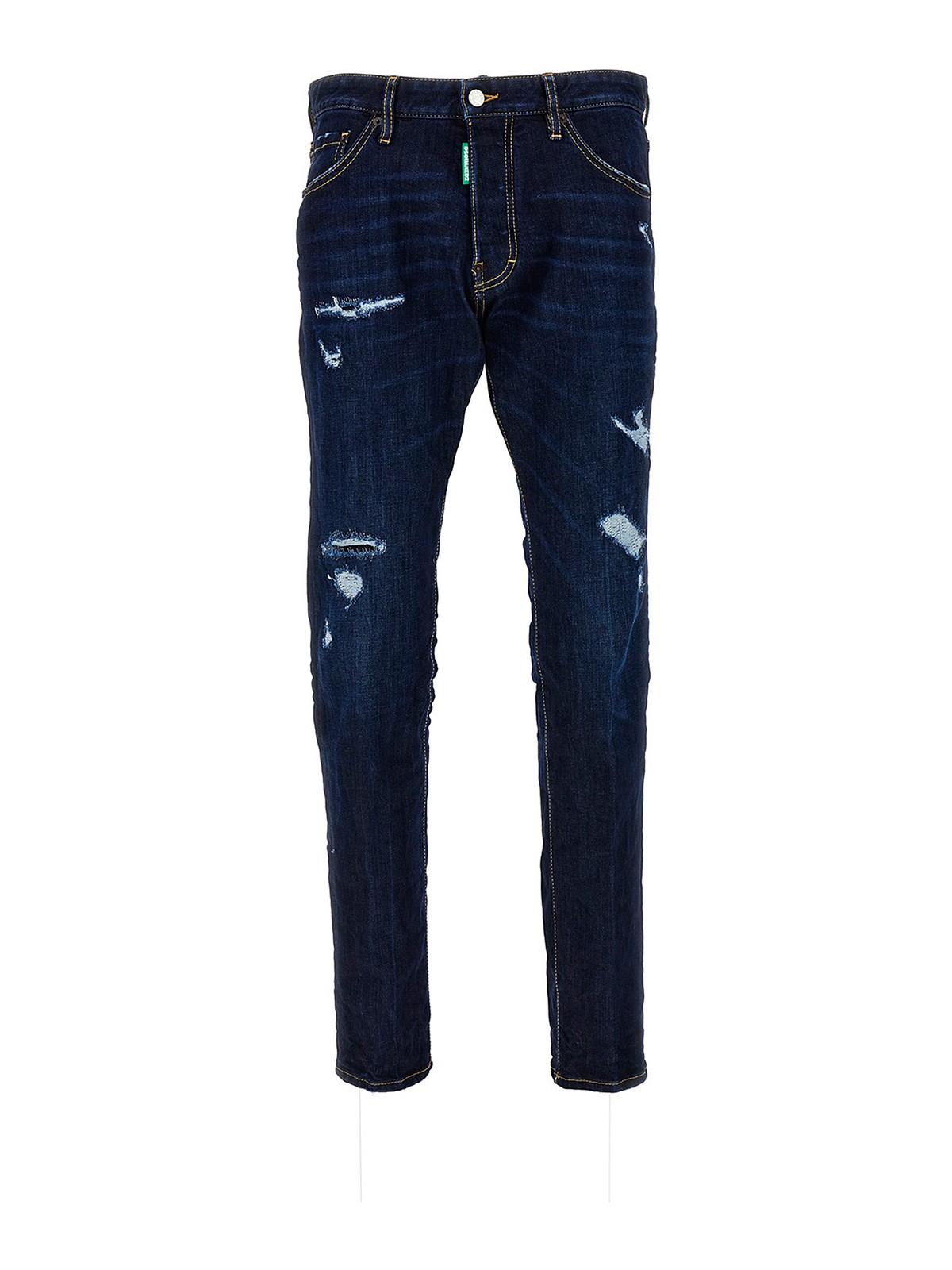 Dsquared2 Cotton Skinny Jeans In Light Wash