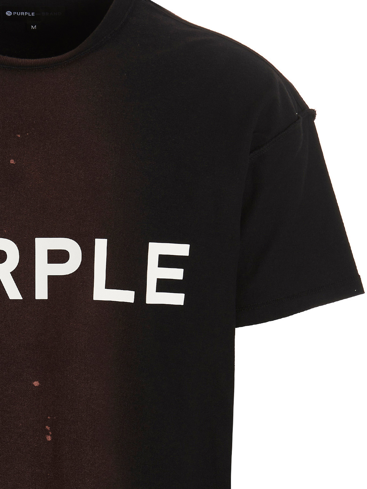 T-shirts Purple Brand - Bleached effect cotton t-shirt - PBP101JBCT