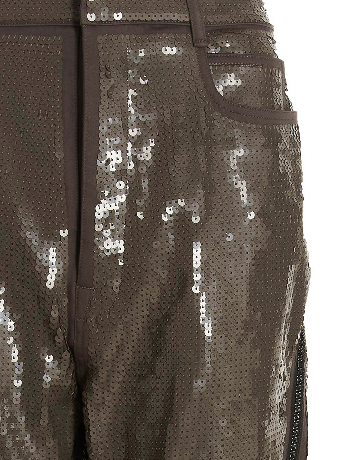 Shop Rick Owens Pantalón Casual - Gris In Grey