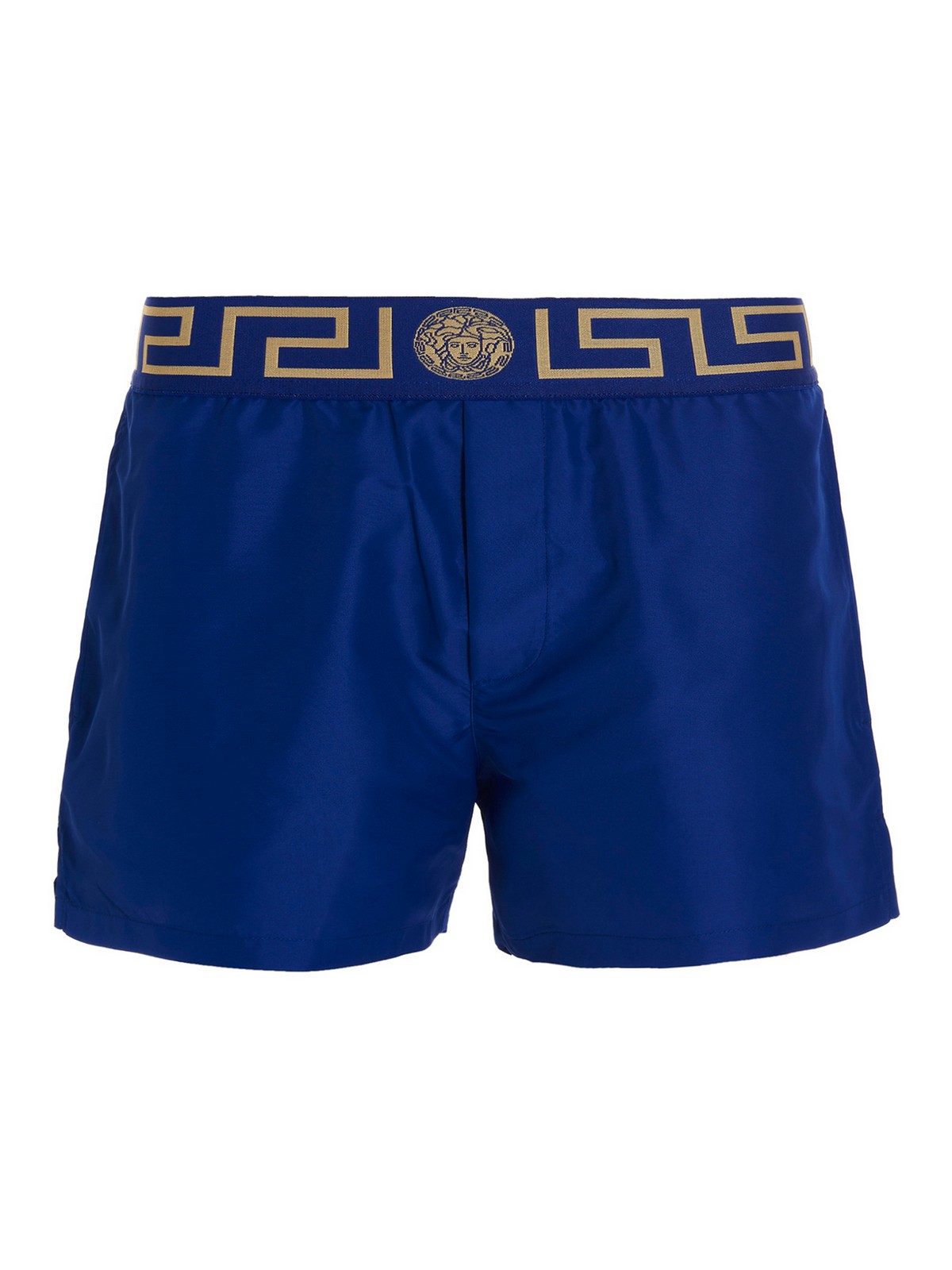 Shop Versace Boxers De Baño - Azul In Blue