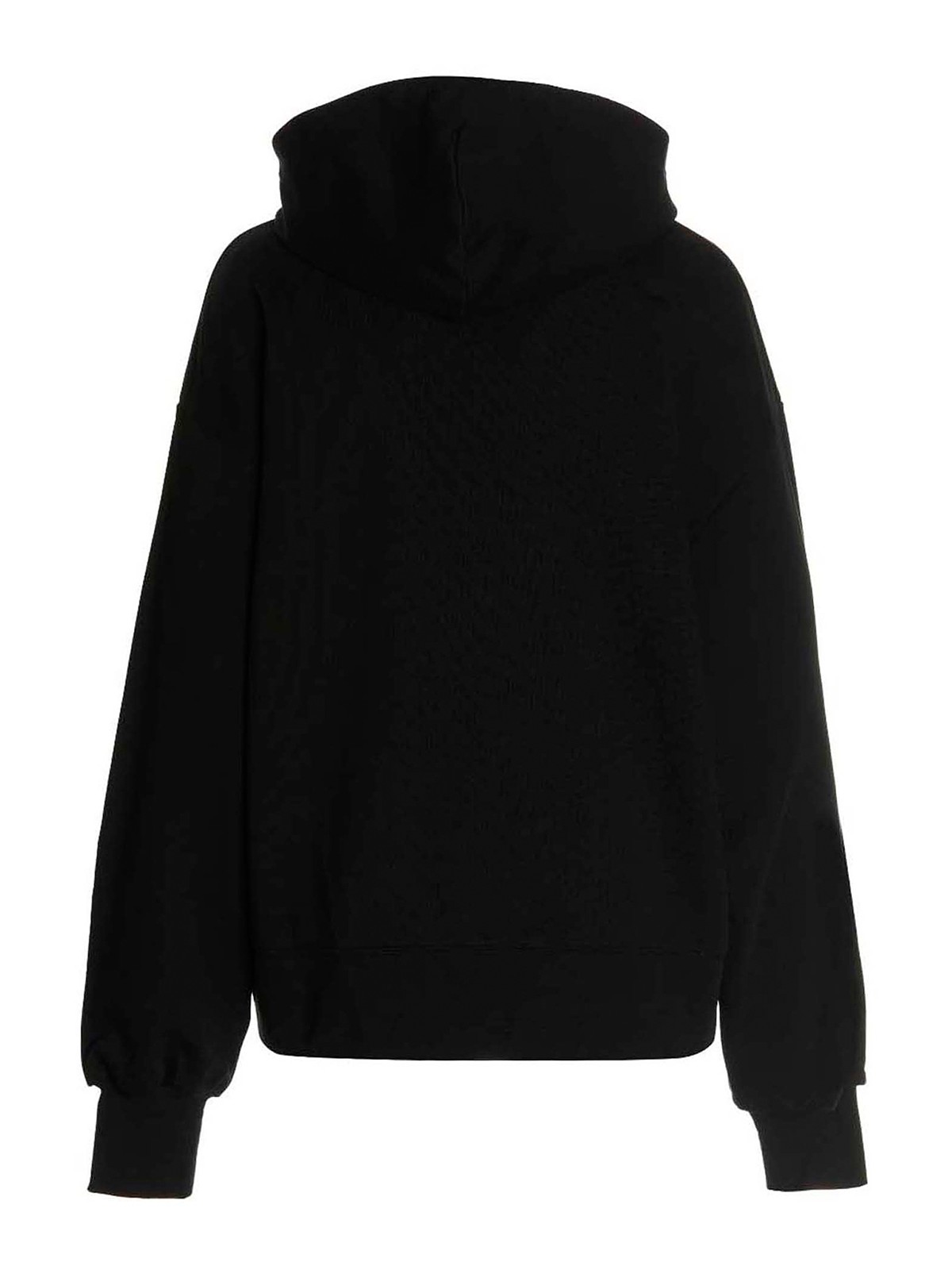 Shop Gcds Sequined Hoodie In Black