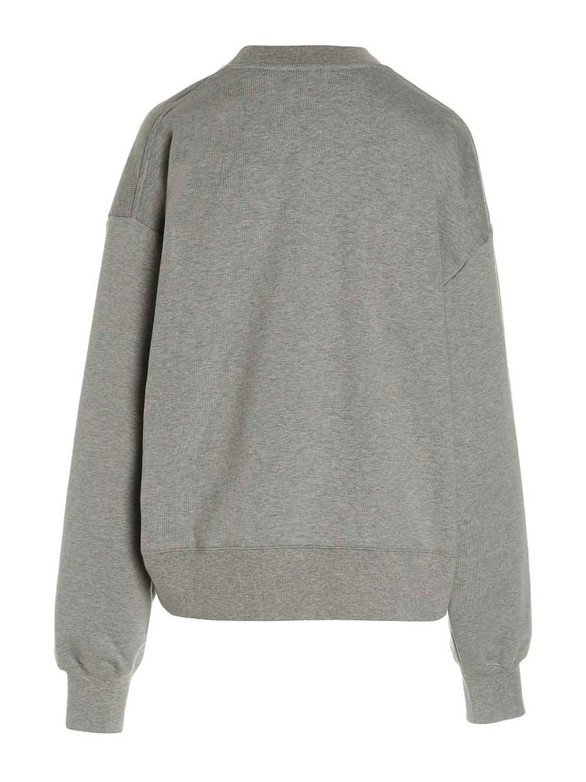 Shop Gcds Sponge Venus Cotton Sweatshirt In Grey