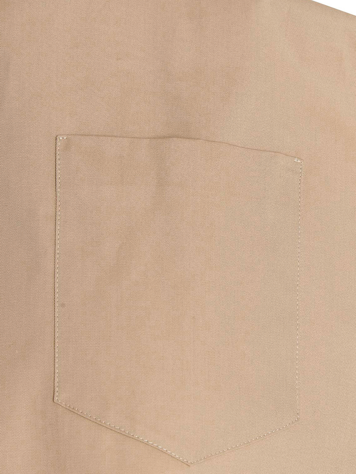 Shop Jejia Cotton Canvas Crewneck Vest In Beis