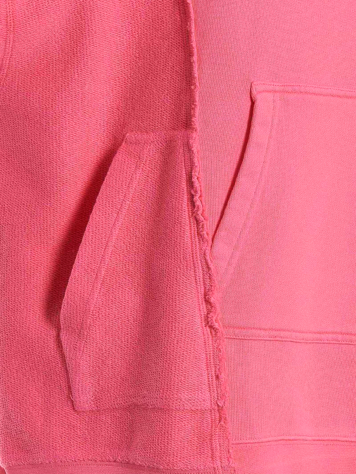 Shop Khrisjoy Patchwork Cotton Vest With Logo In Fuchsia