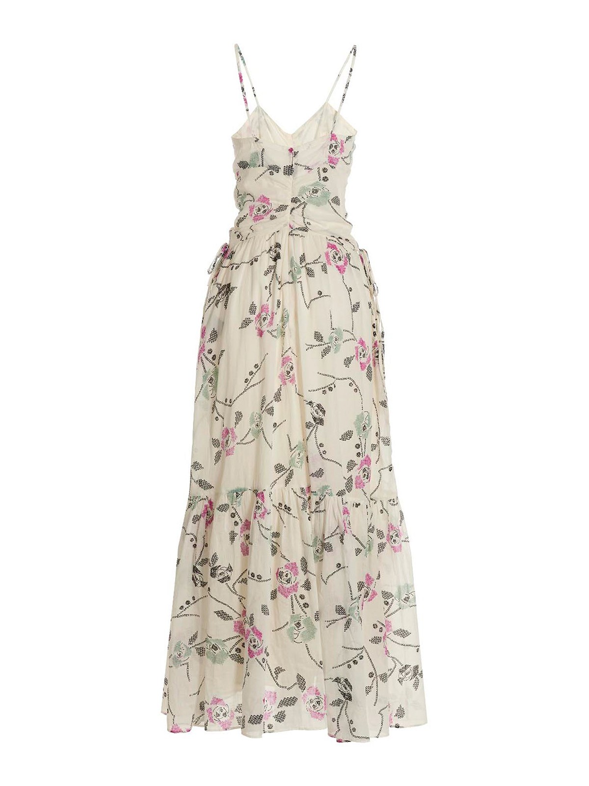 Isabel Marant Etoile Long cotton voile dress|23PRO0001FAA1J51E23EC