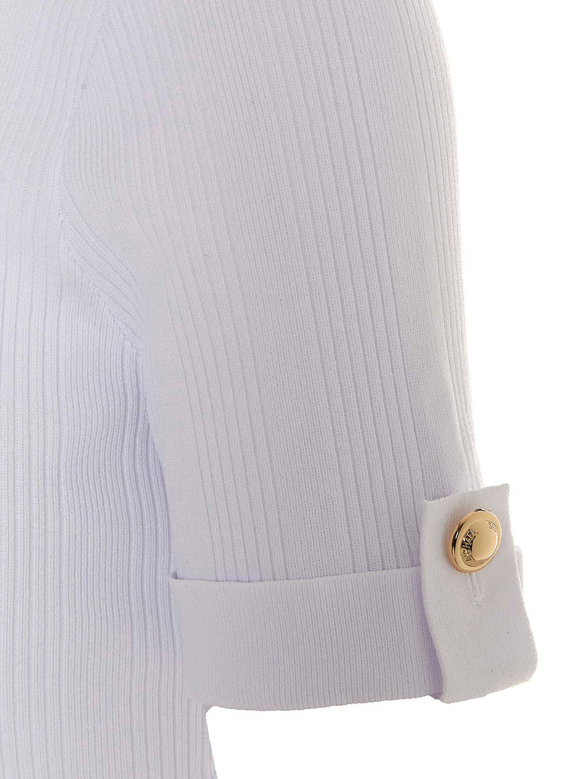 Michael Kors Flared viscose knit dress - White|MS381J75EU100